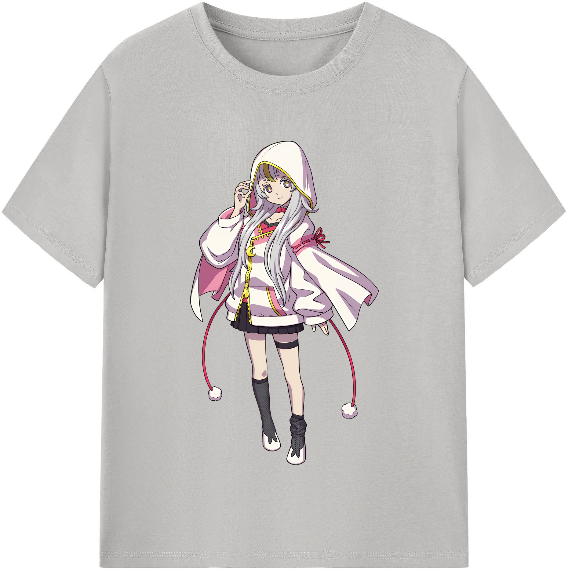 （画像用） 妖怪ウォッチ Yo-kai Watch レディースカジュアルプリントTシャツ（綿100％）