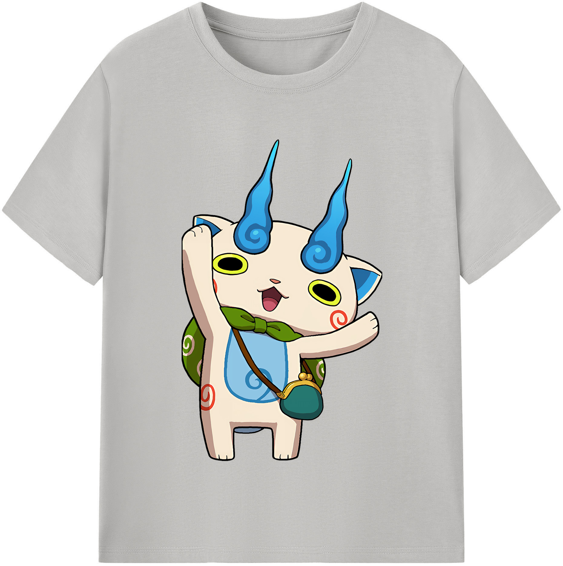 （画像用） 妖怪ウォッチ Yo-kai Watch レディースカジュアルプリントTシャツ（綿100％）