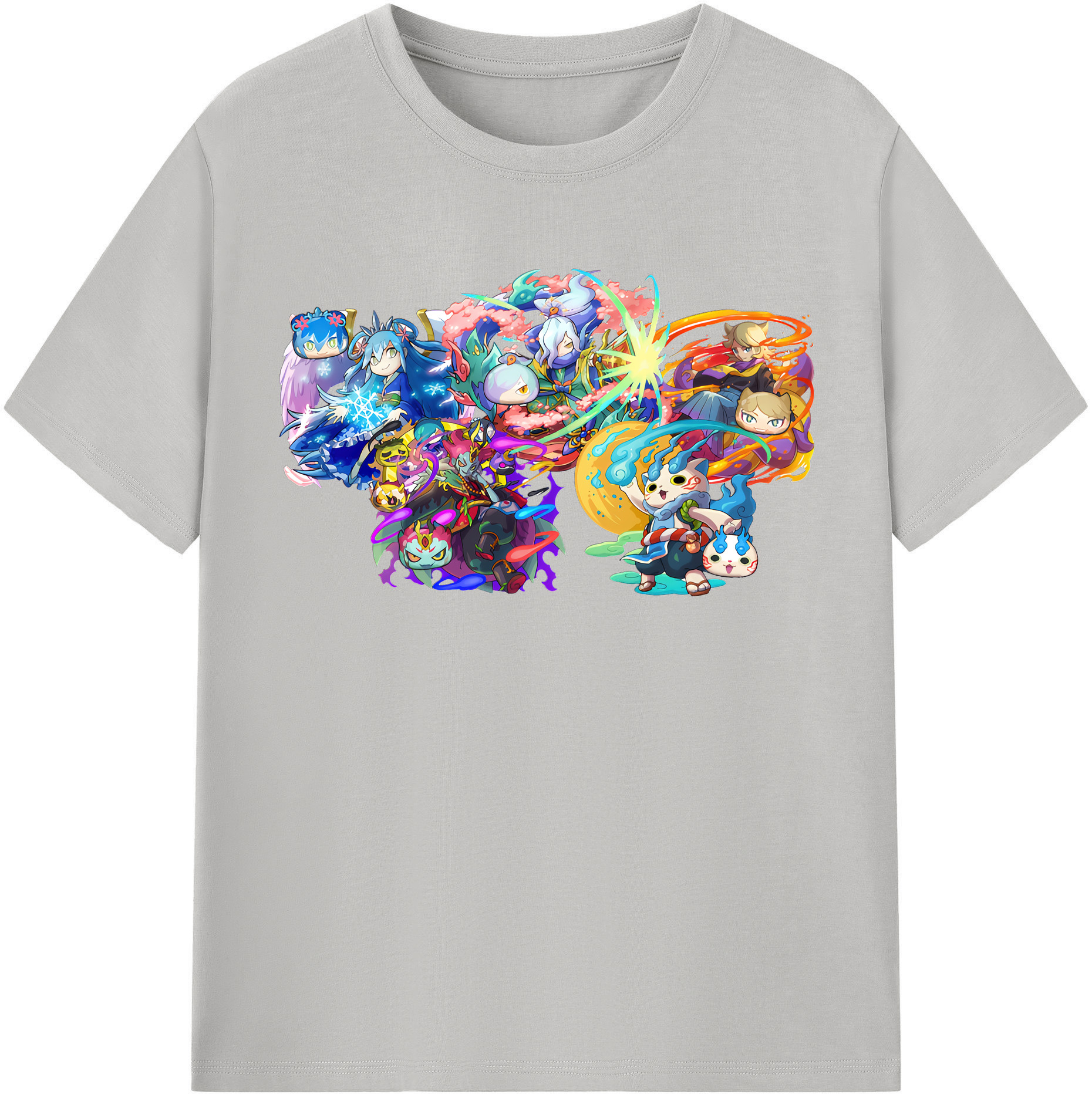 （画像用） 妖怪ウォッチ Yo-kai Watch レディースカジュアルプリントTシャツ（綿100％）