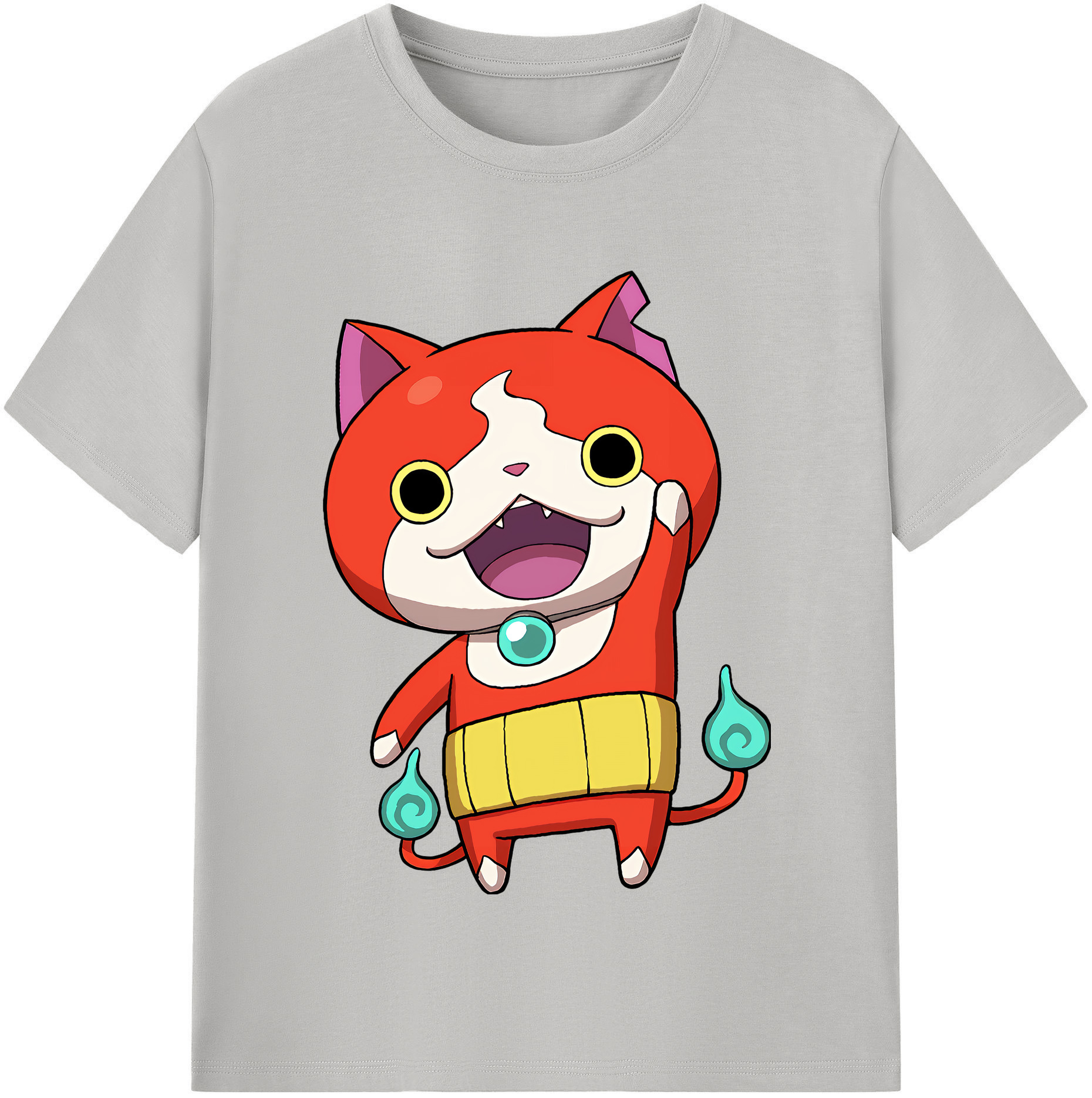 （画像用） 妖怪ウォッチ Yo-kai Watch レディースカジュアルプリントTシャツ（綿100％）