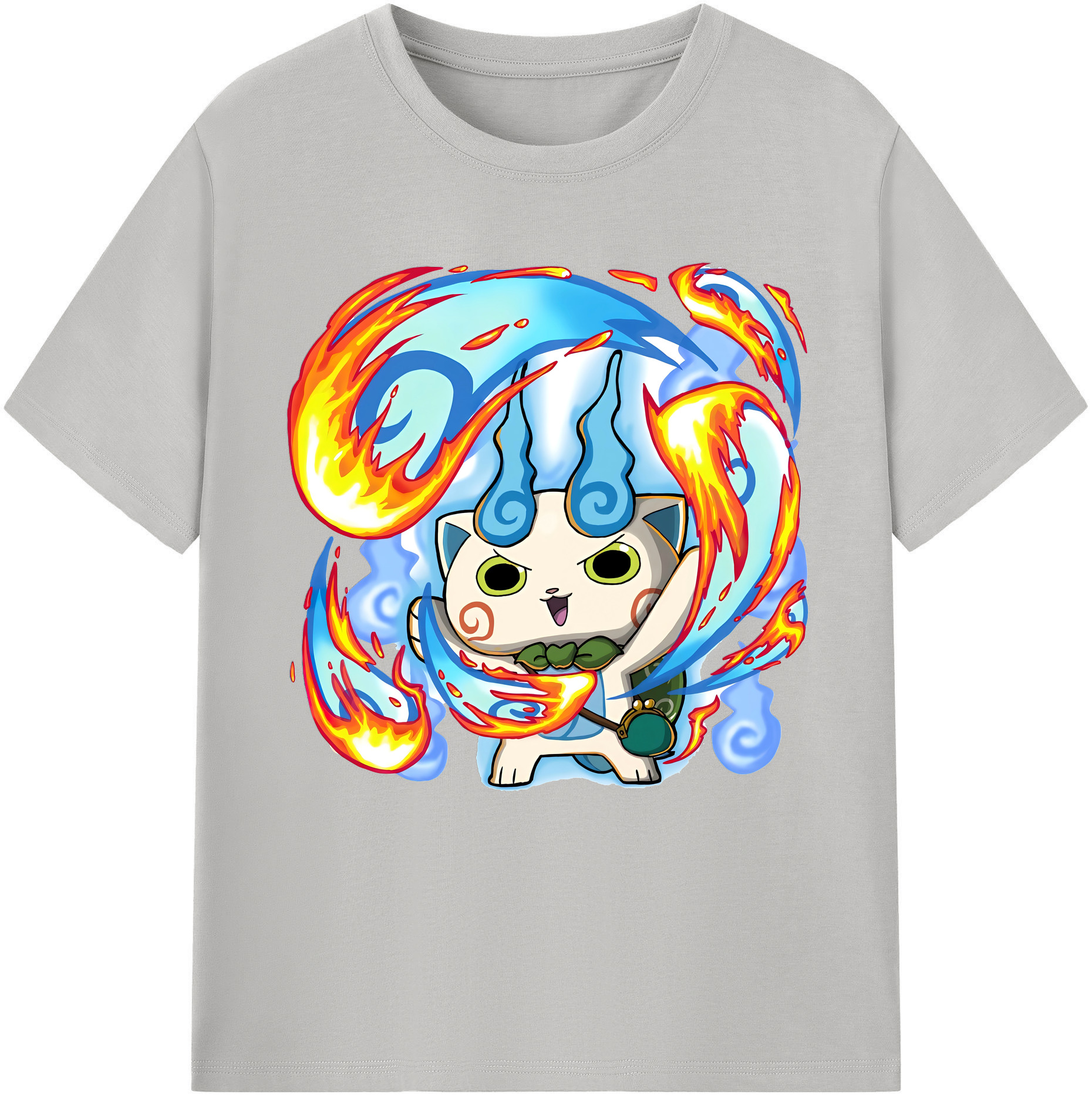 （画像用） 妖怪ウォッチ Yo-kai Watch レディースカジュアルプリントTシャツ（綿100％）