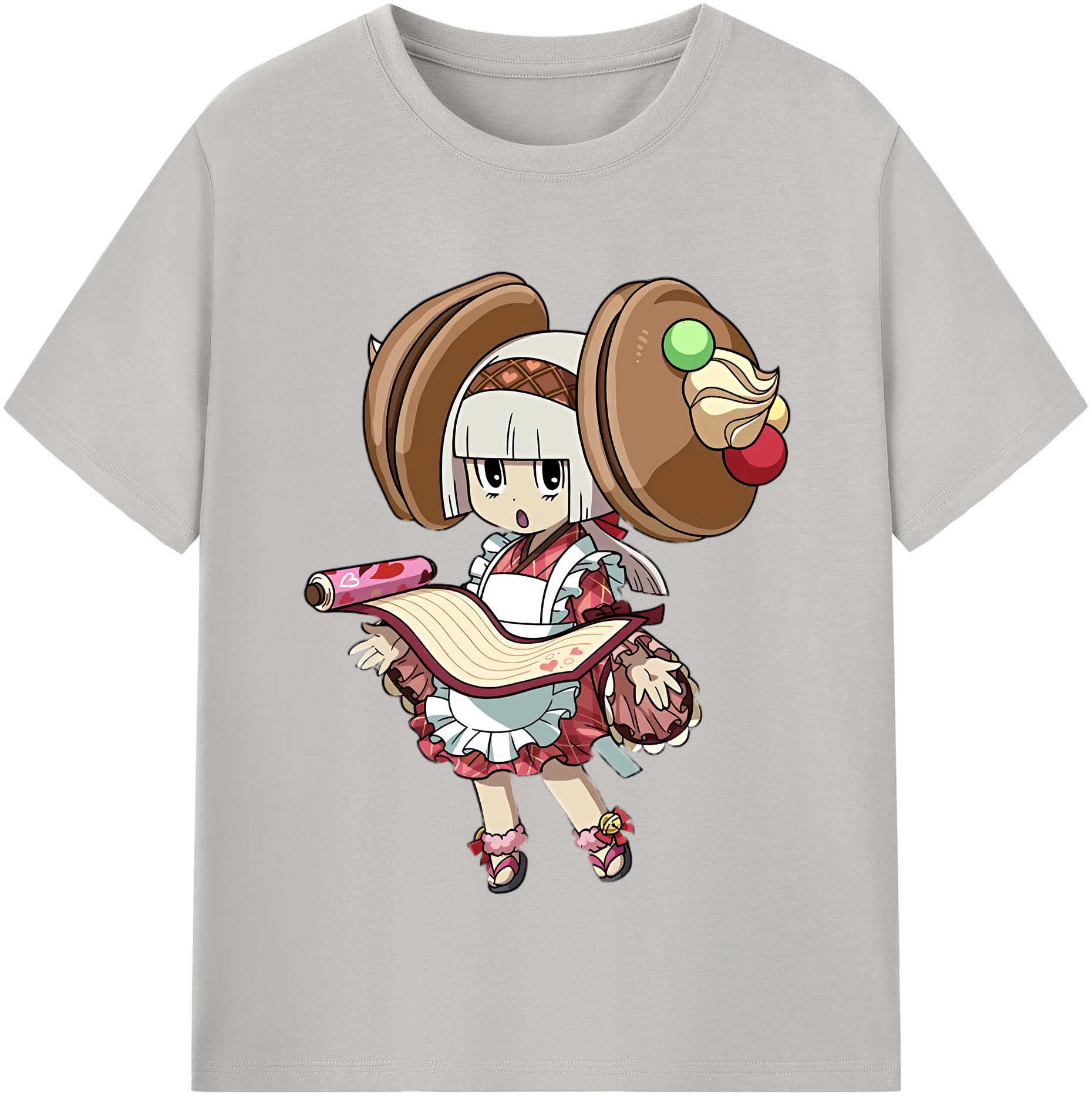 （画像用） 妖怪ウォッチ Yo-kai Watch レディースカジュアルプリントTシャツ（綿100％）