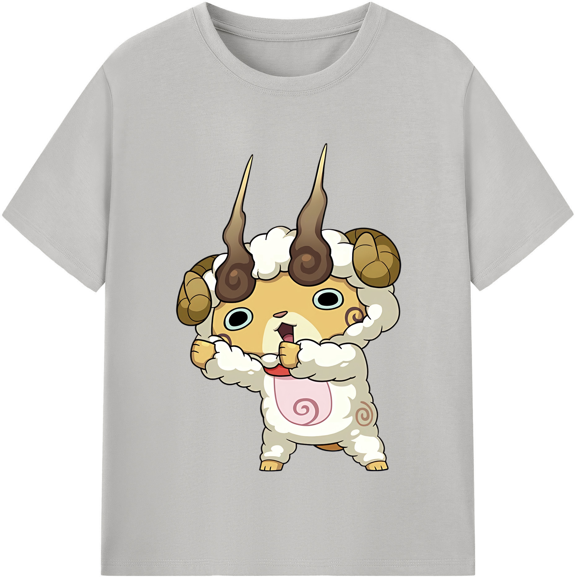 （画像用） 妖怪ウォッチ Yo-kai Watch レディースカジュアルプリントTシャツ（綿100％）