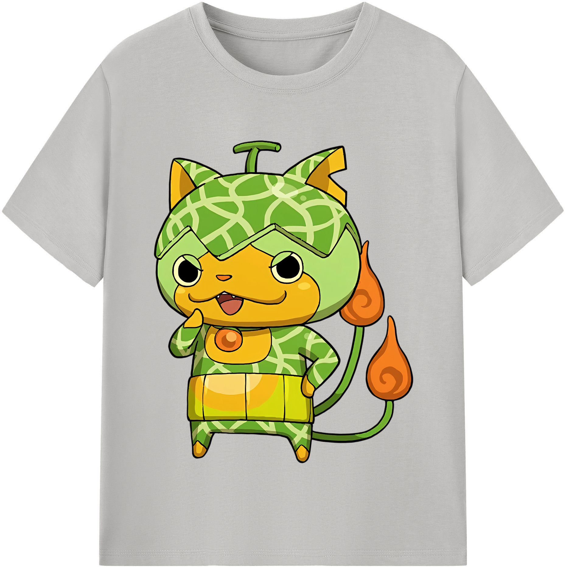 （画像用） 妖怪ウォッチ Yo-kai Watch レディースカジュアルプリントTシャツ（綿100％）