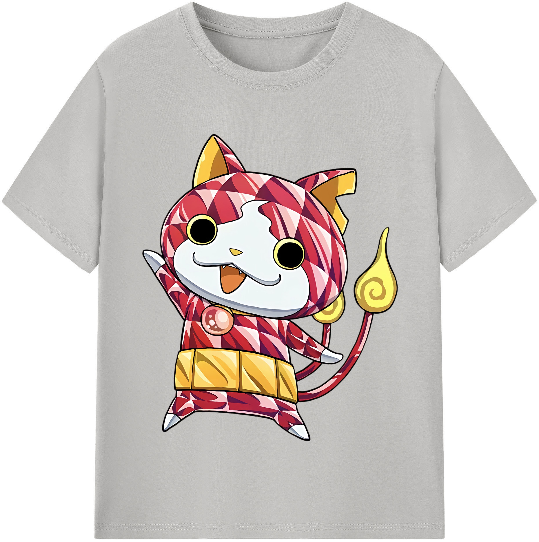 （画像用） 妖怪ウォッチ Yo-kai Watch レディースカジュアルプリントTシャツ（綿100％）