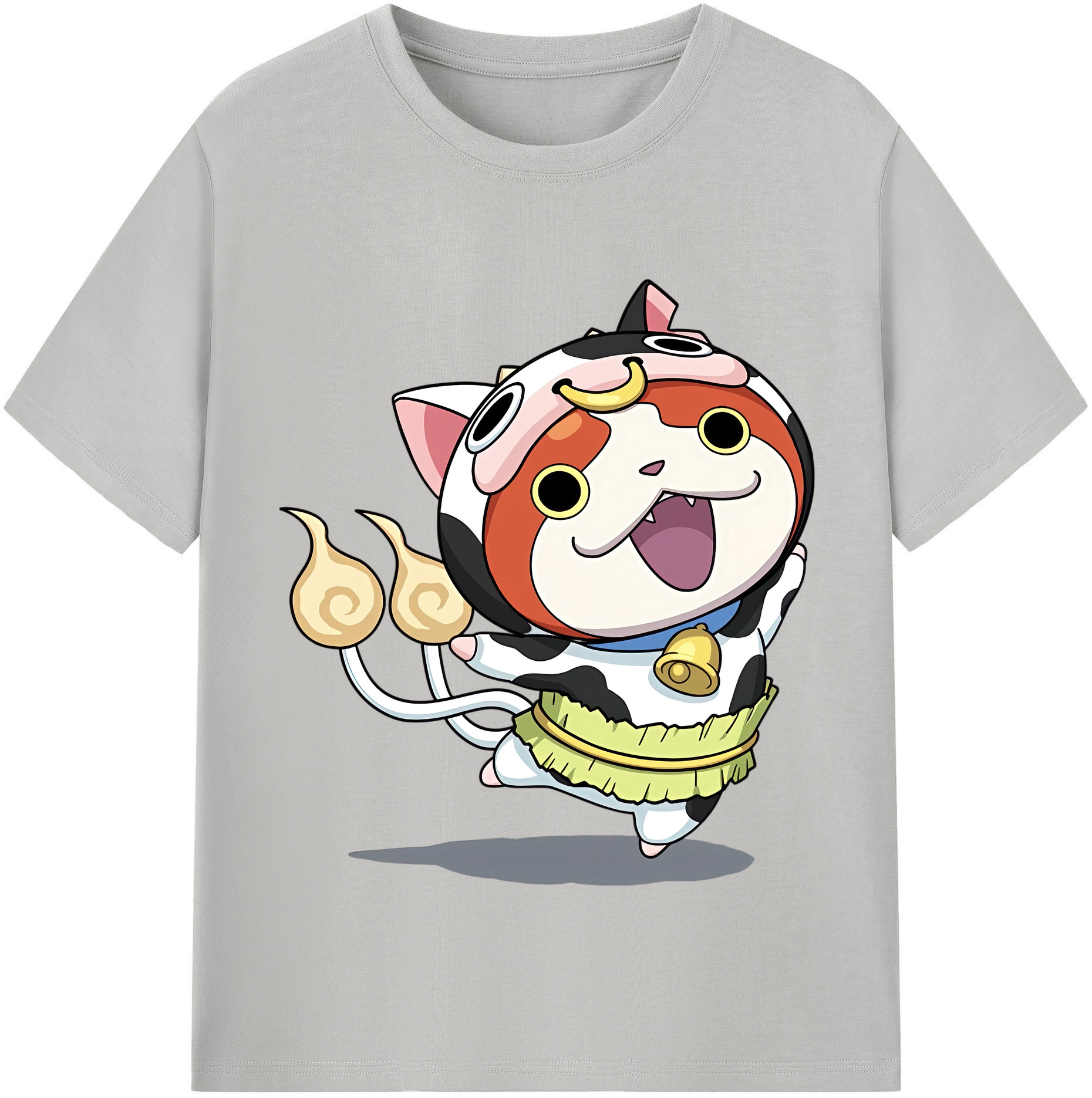 （画像用） 妖怪ウォッチ Yo-kai Watch レディースカジュアルプリントTシャツ（綿100％）