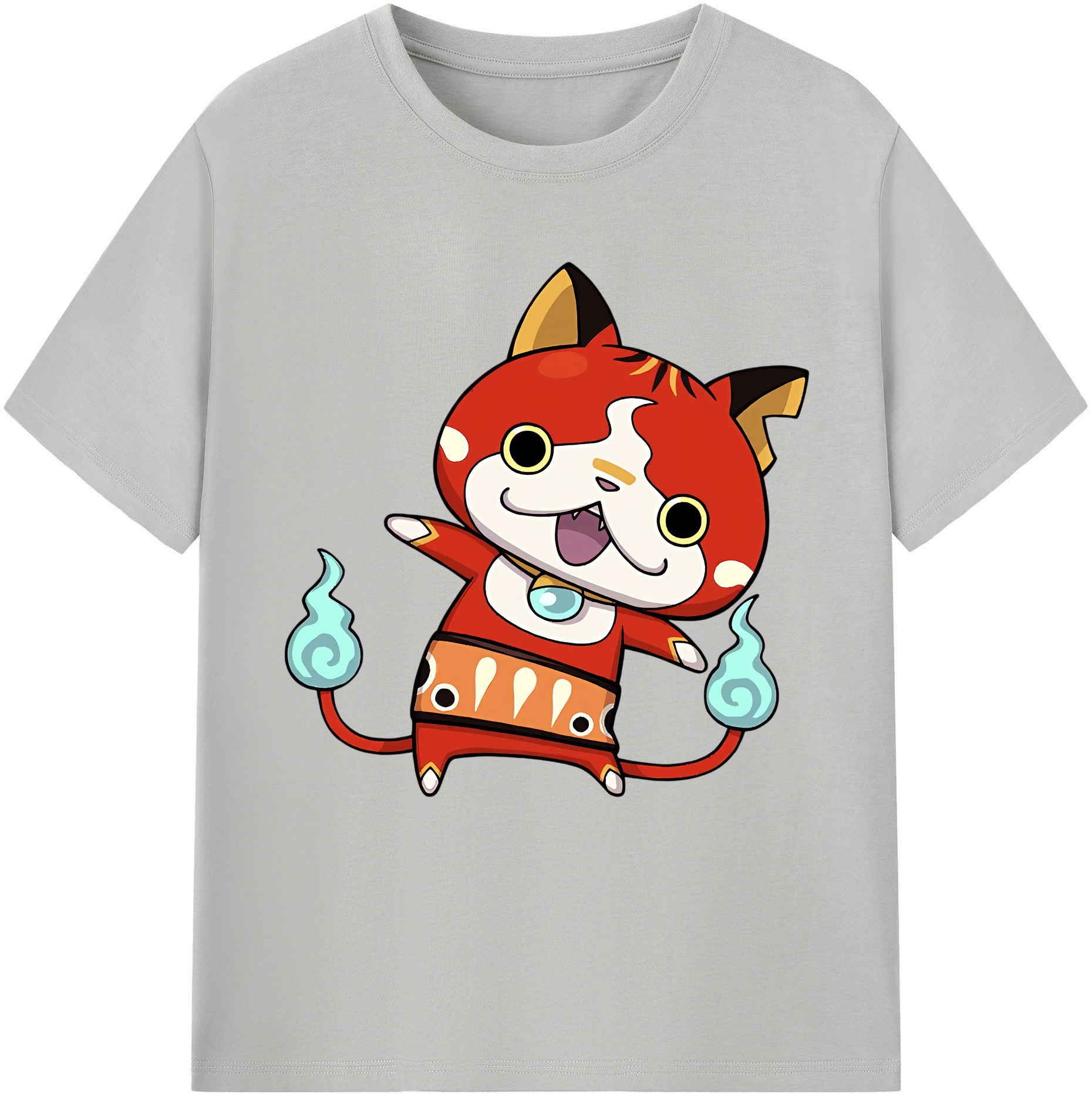 （画像用） 妖怪ウォッチ Yo-kai Watch レディースカジュアルプリントTシャツ（綿100％）