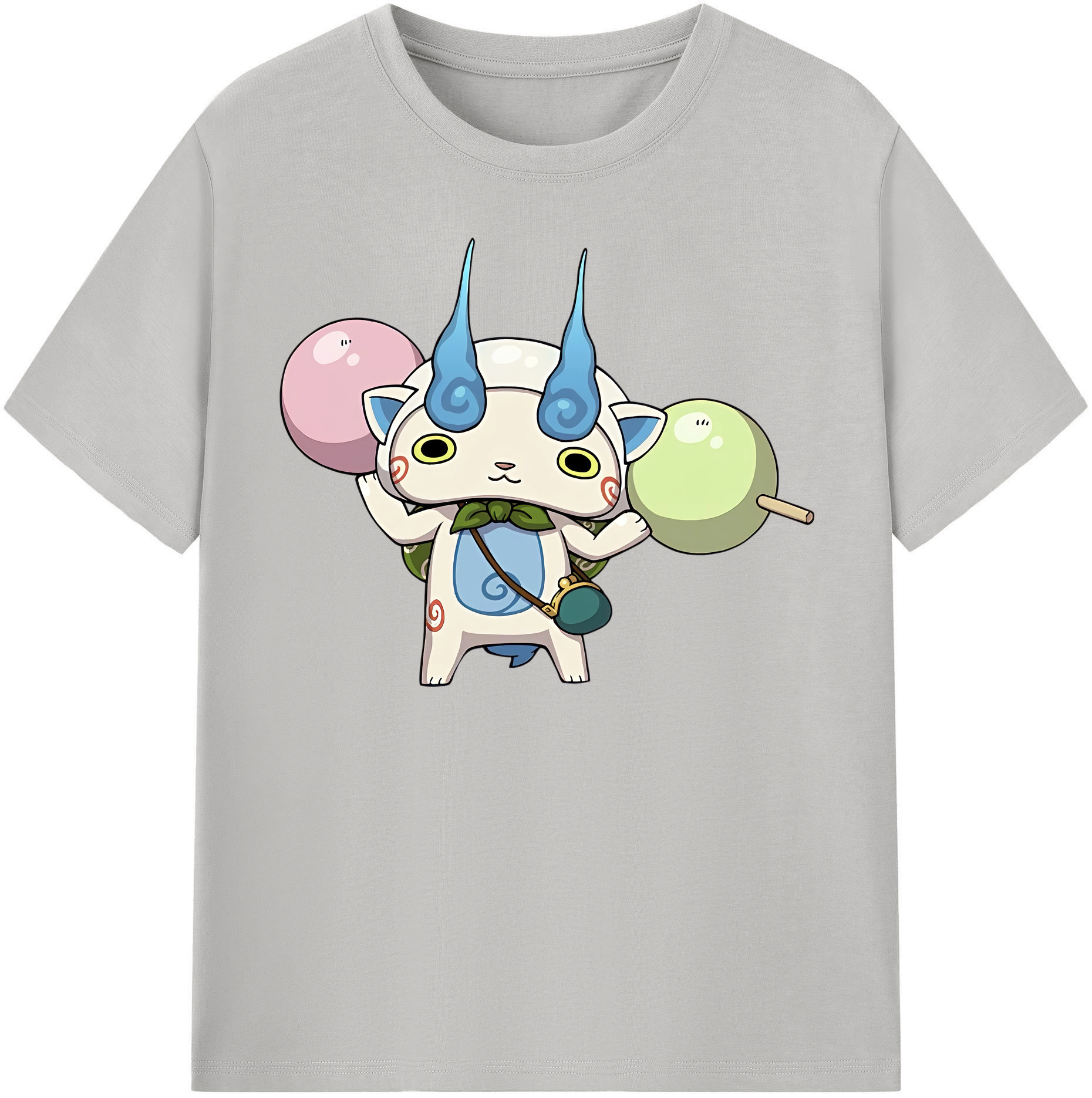 （画像用） 妖怪ウォッチ Yo-kai Watch レディースカジュアルプリントTシャツ（綿100％）
