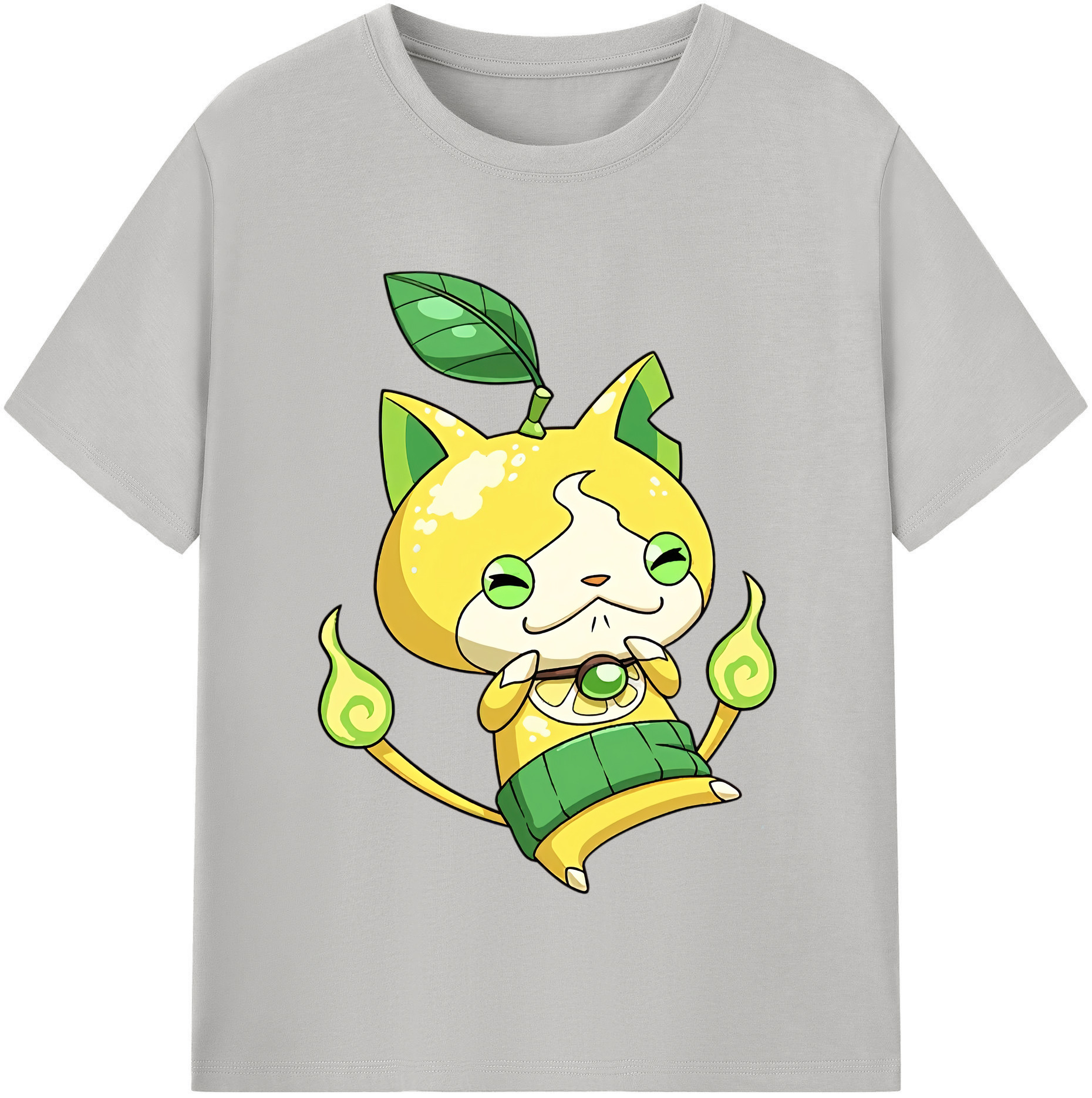（画像用） 妖怪ウォッチ Yo-kai Watch レディースカジュアルプリントTシャツ（綿100％）