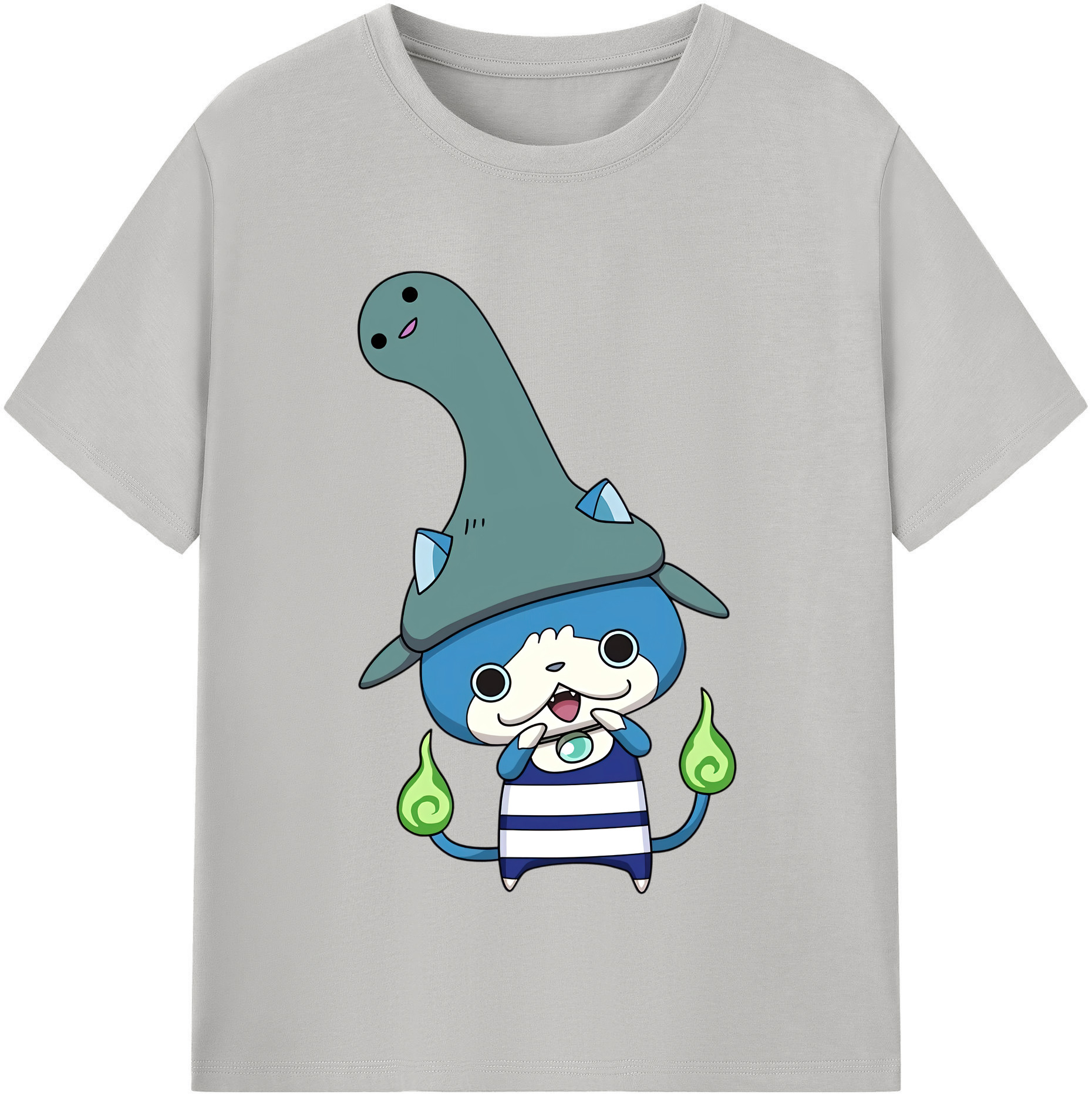 （画像用） 妖怪ウォッチ Yo-kai Watch レディースカジュアルプリントTシャツ（綿100％）