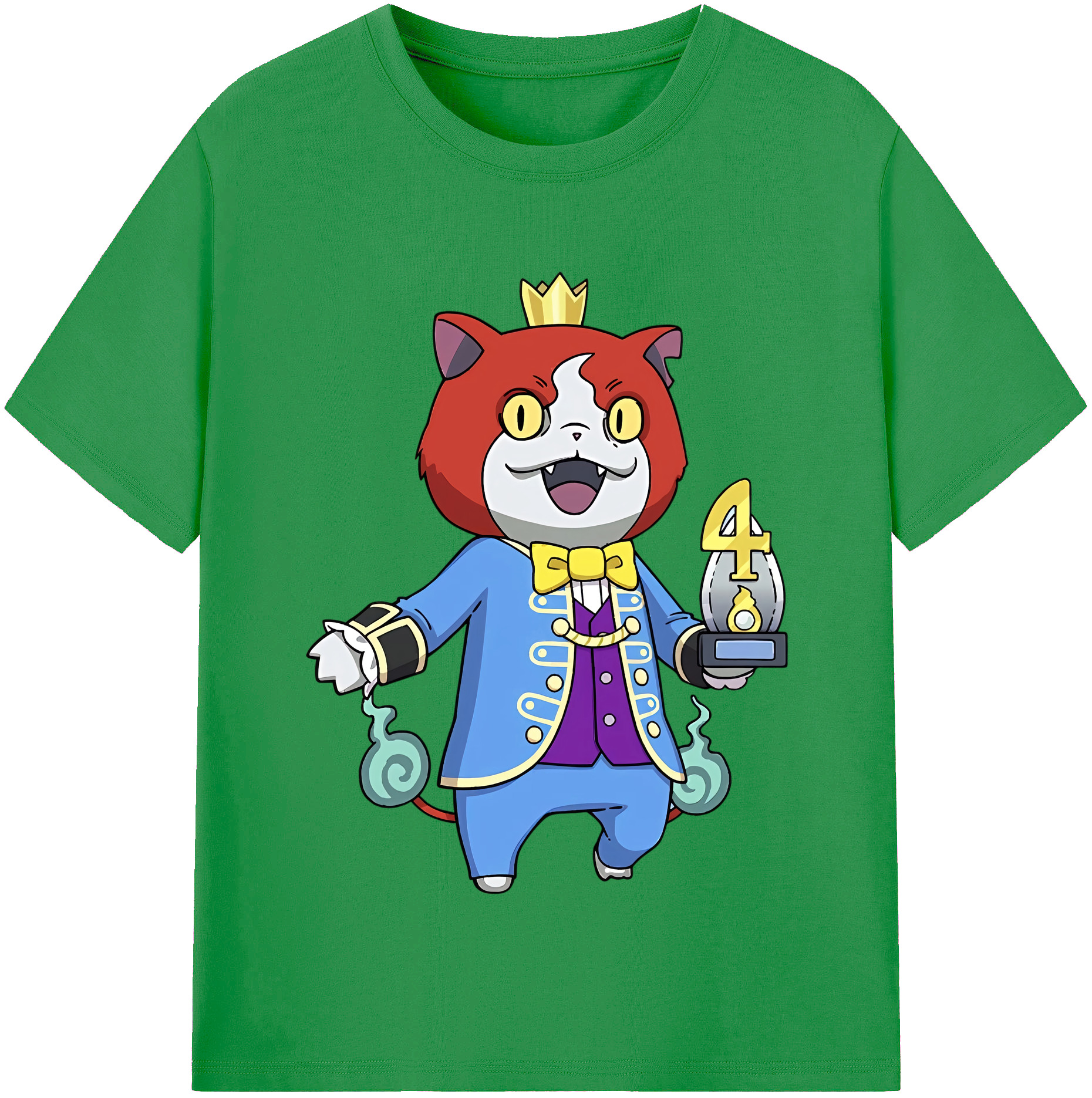 （画像用） 妖怪ウォッチ Yo-kai Watch レディースカジュアルプリントTシャツ（綿100％）