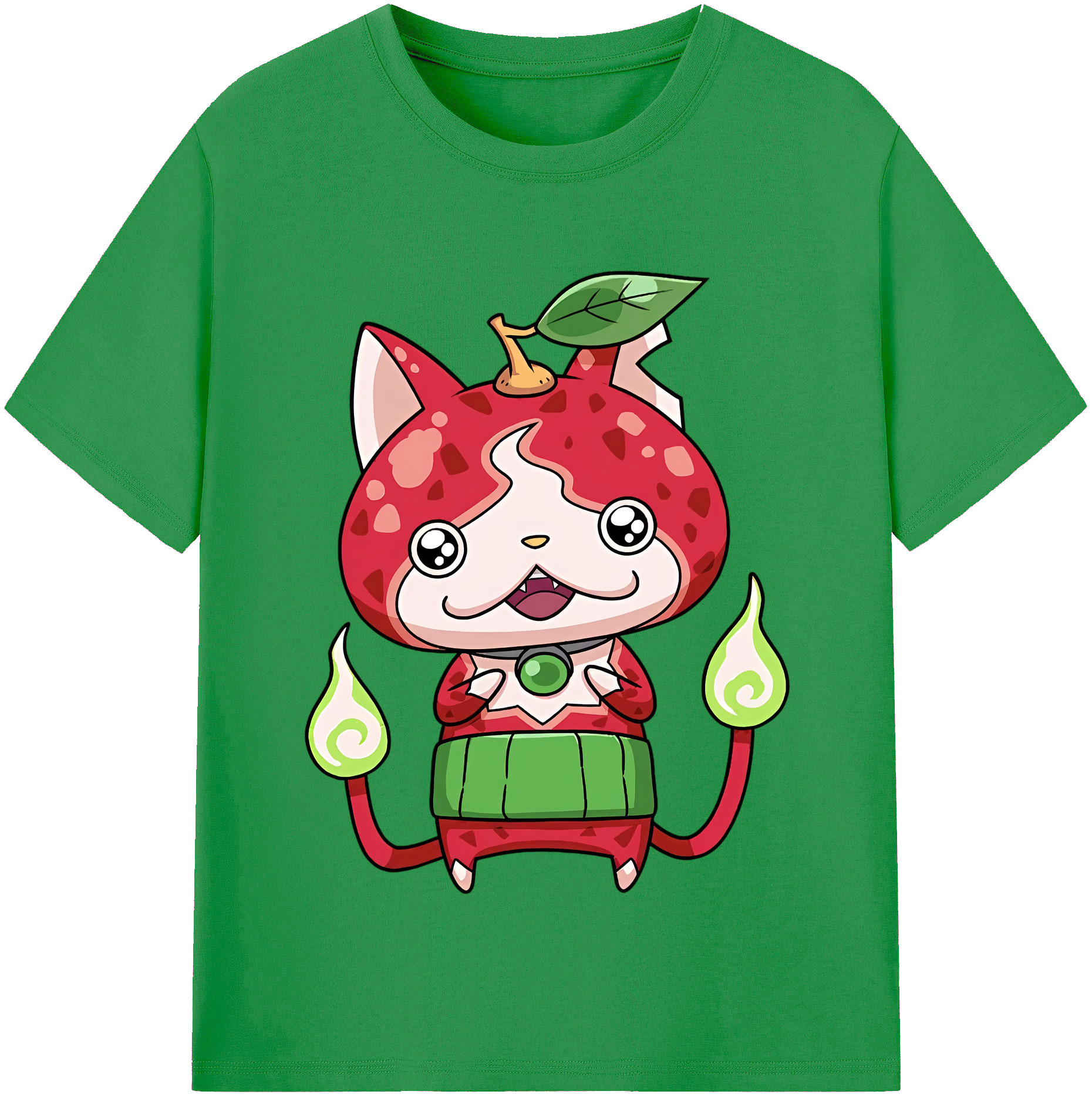 （画像用） 妖怪ウォッチ Yo-kai Watch レディースカジュアルプリントTシャツ（綿100％）