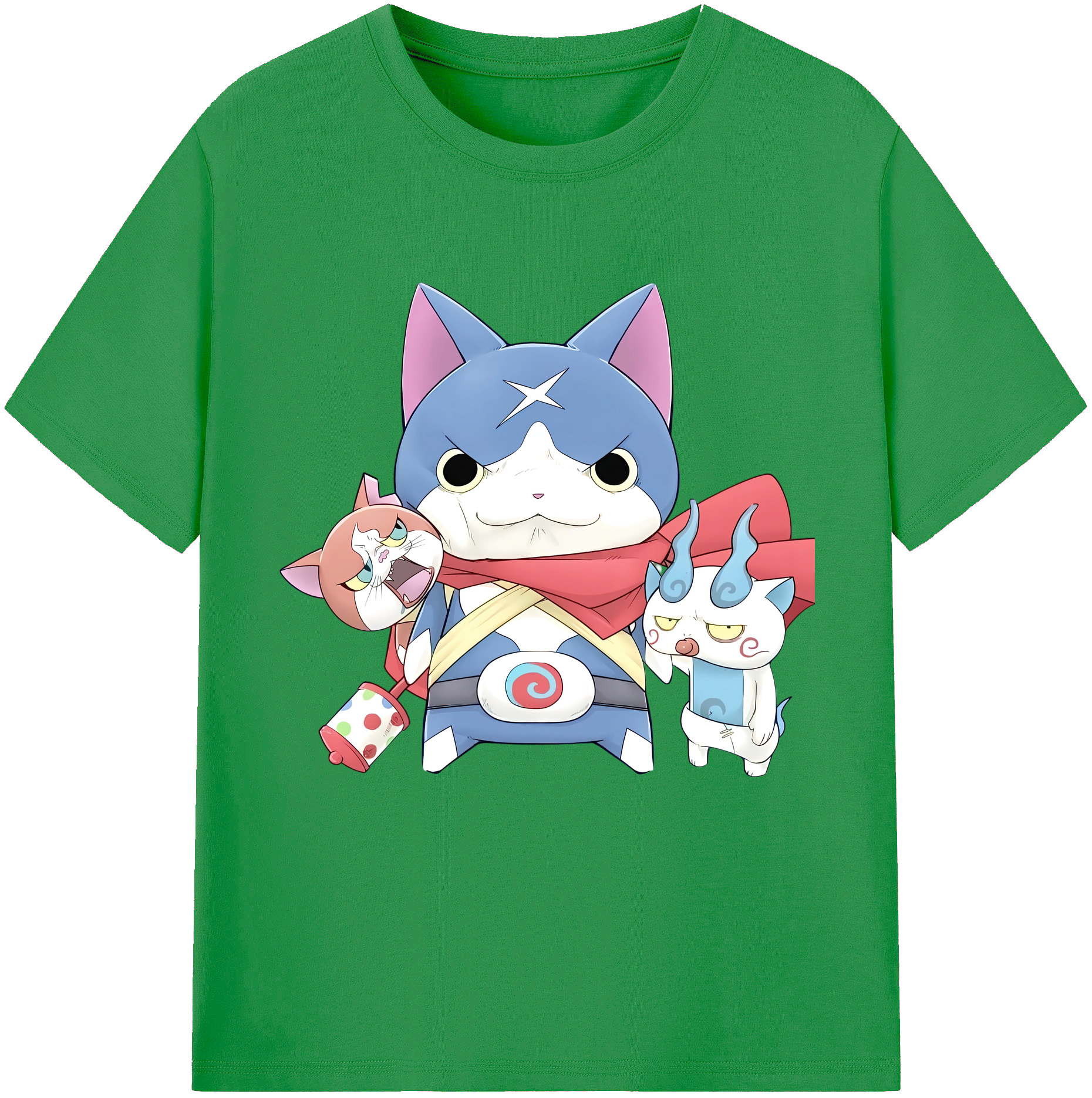 （画像用） 妖怪ウォッチ Yo-kai Watch レディースカジュアルプリントTシャツ（綿100％）