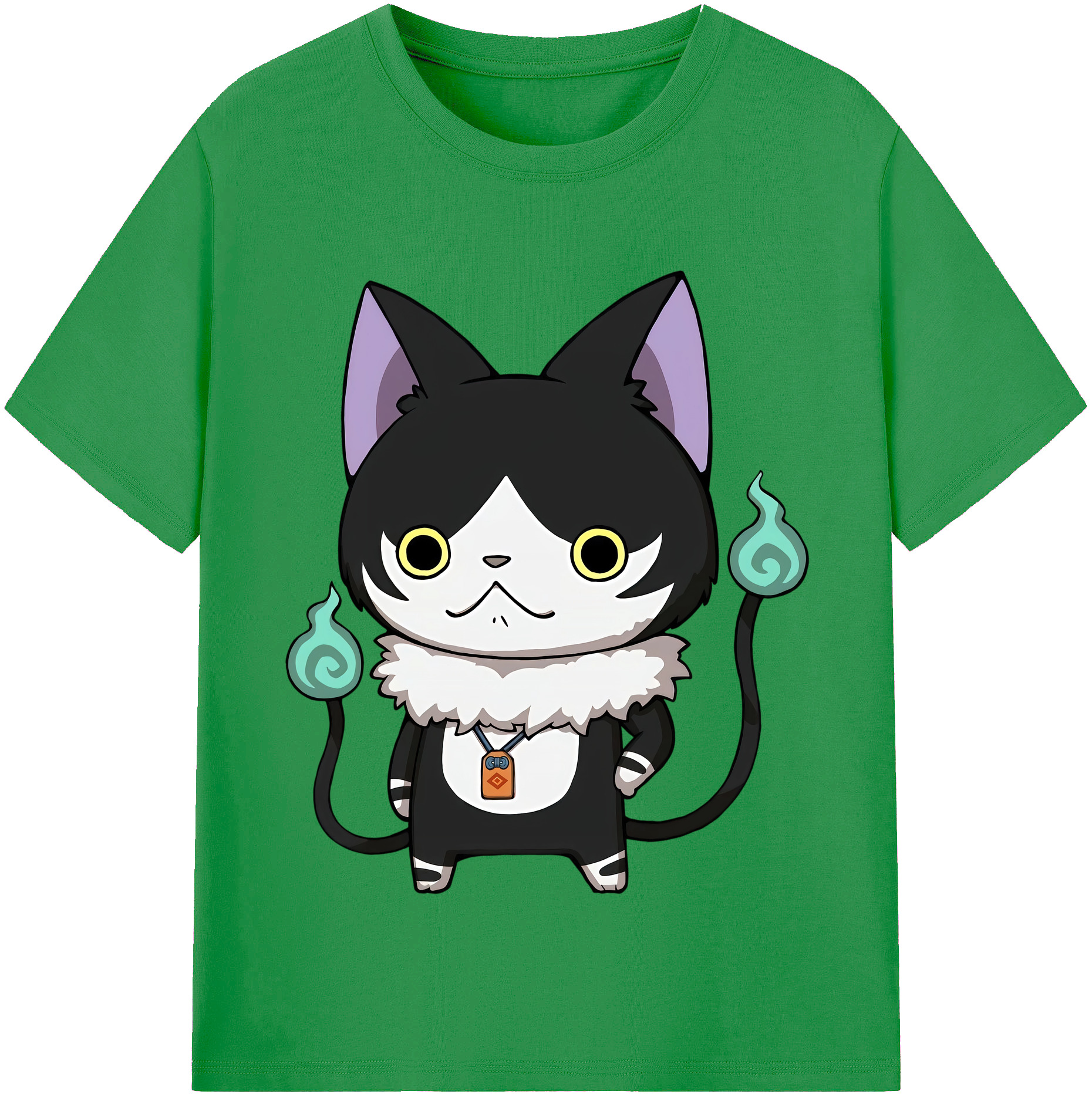 （画像用） 妖怪ウォッチ Yo-kai Watch レディースカジュアルプリントTシャツ（綿100％）