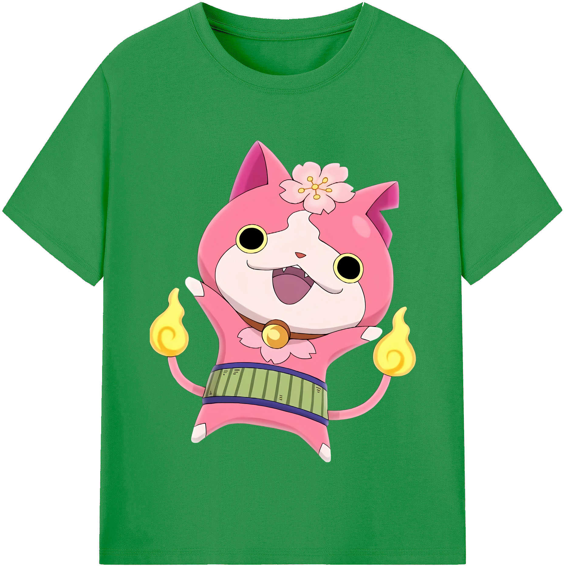 （画像用） 妖怪ウォッチ Yo-kai Watch レディースカジュアルプリントTシャツ（綿100％）