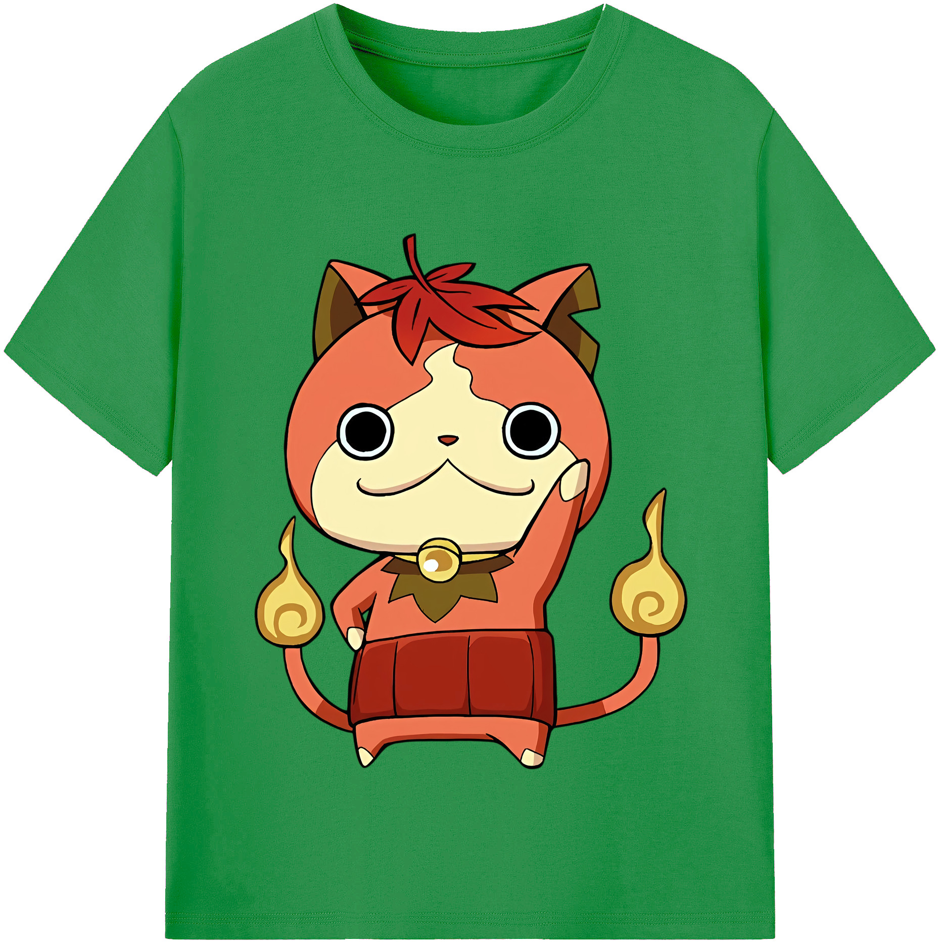 （画像用） 妖怪ウォッチ Yo-kai Watch レディースカジュアルプリントTシャツ（綿100％）