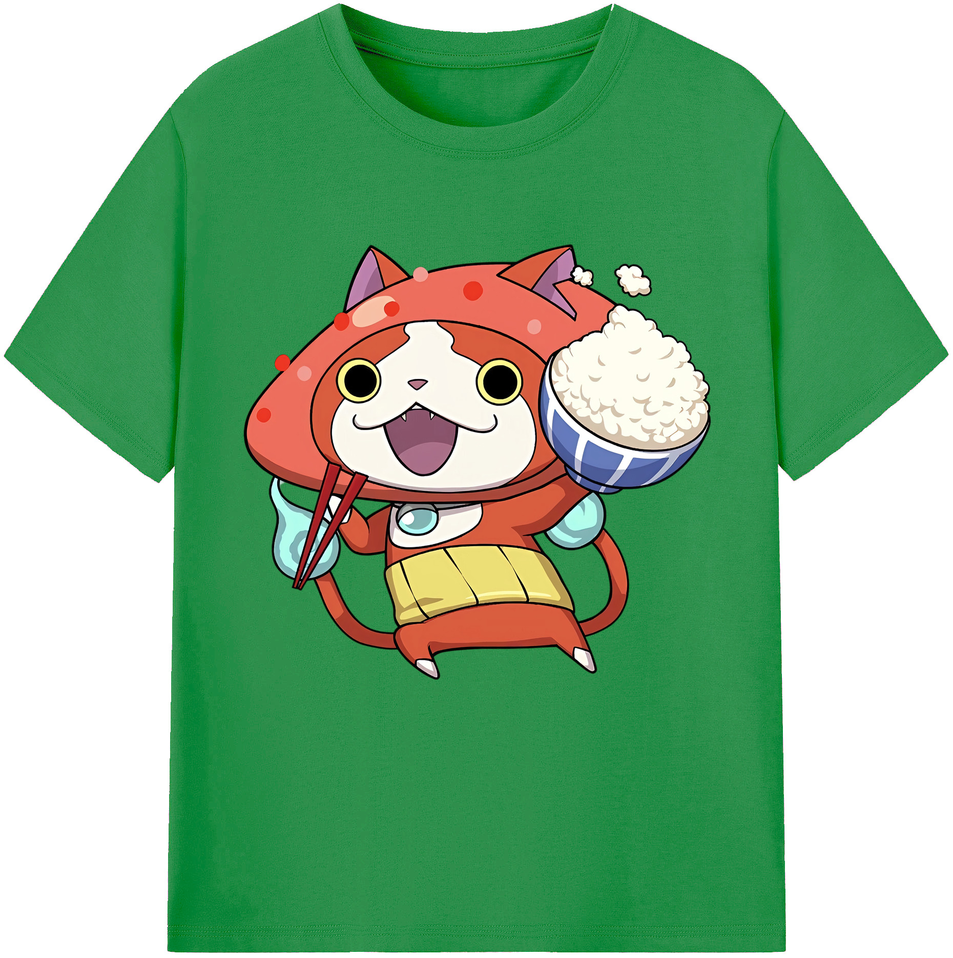 （画像用） 妖怪ウォッチ Yo-kai Watch レディースカジュアルプリントTシャツ（綿100％）