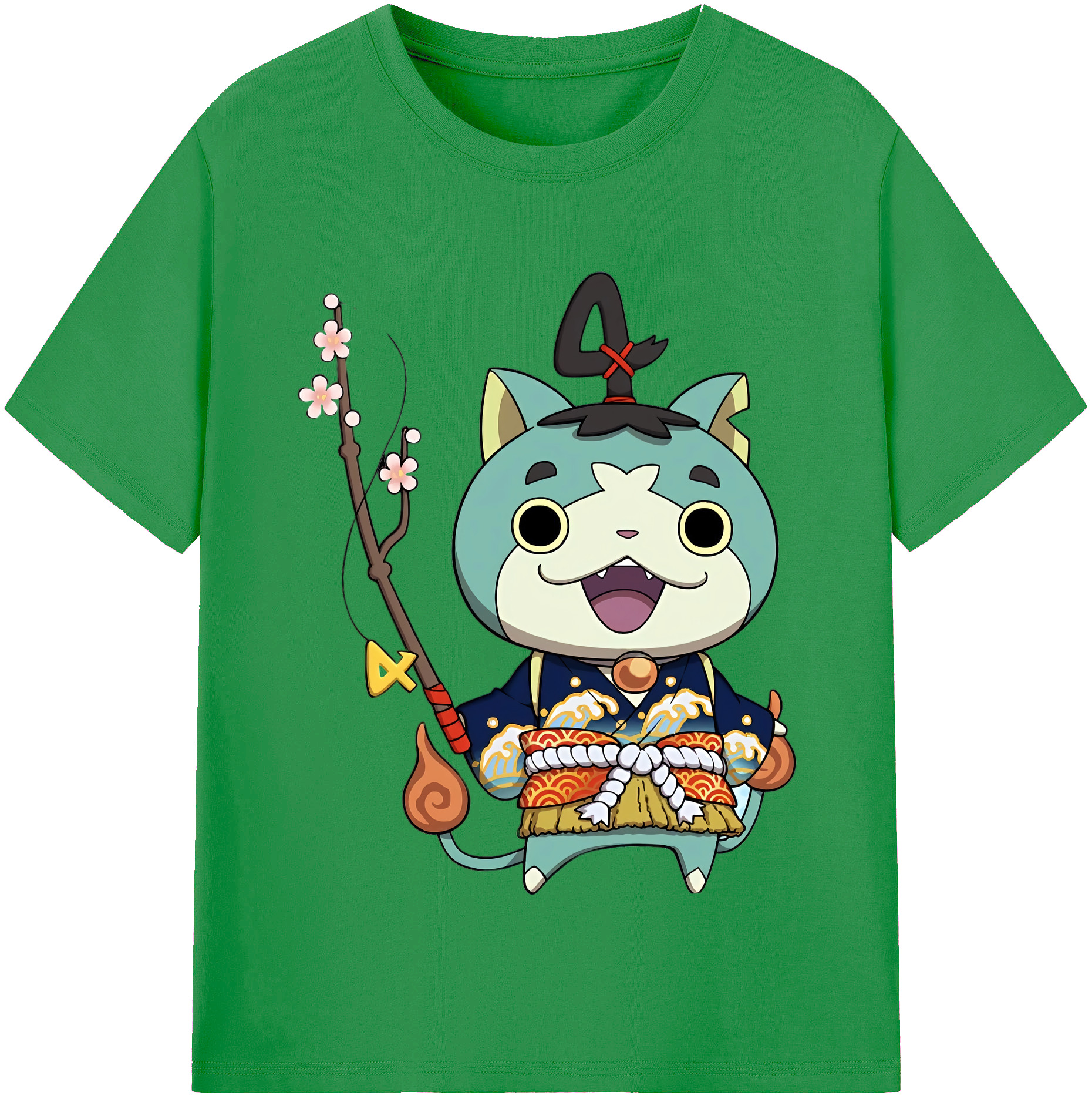 （画像用） 妖怪ウォッチ Yo-kai Watch レディースカジュアルプリントTシャツ（綿100％）