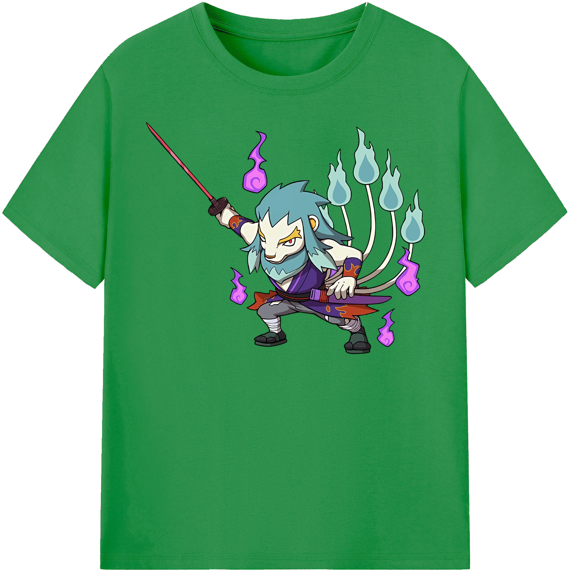 （画像用） 妖怪ウォッチ Yo-kai Watch レディースカジュアルプリントTシャツ（綿100％）