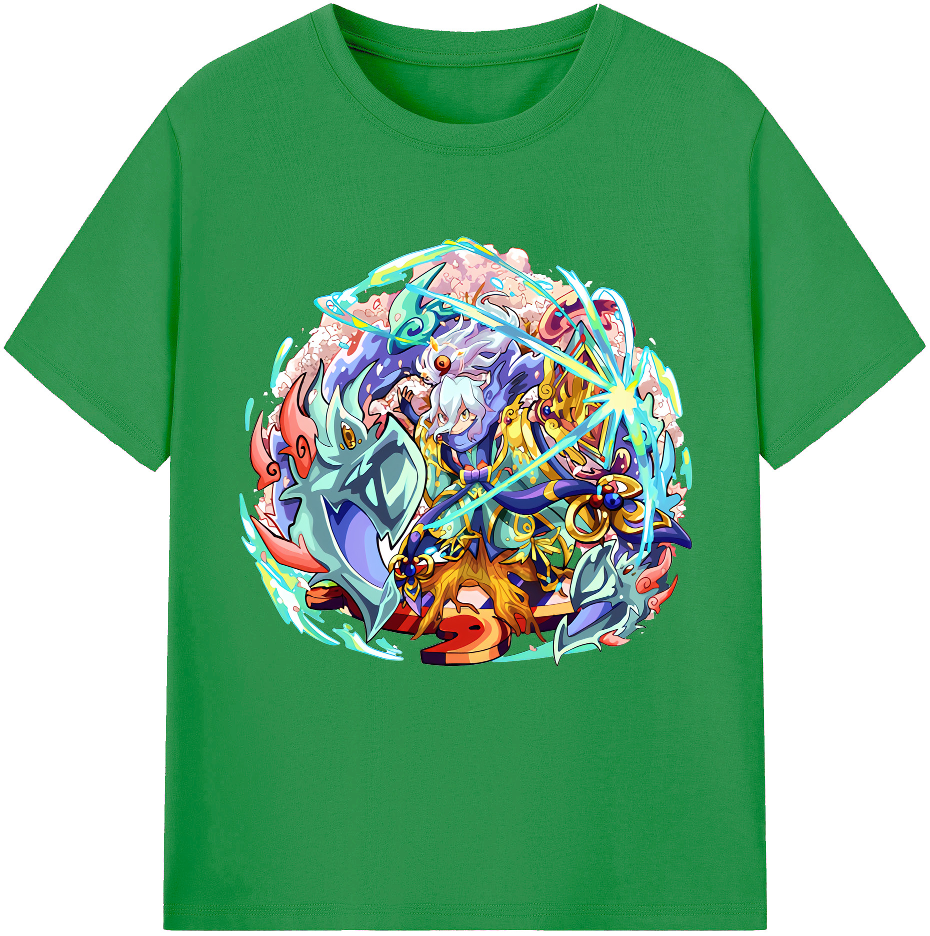 （画像用） 妖怪ウォッチ Yo-kai Watch レディースカジュアルプリントTシャツ（綿100％）