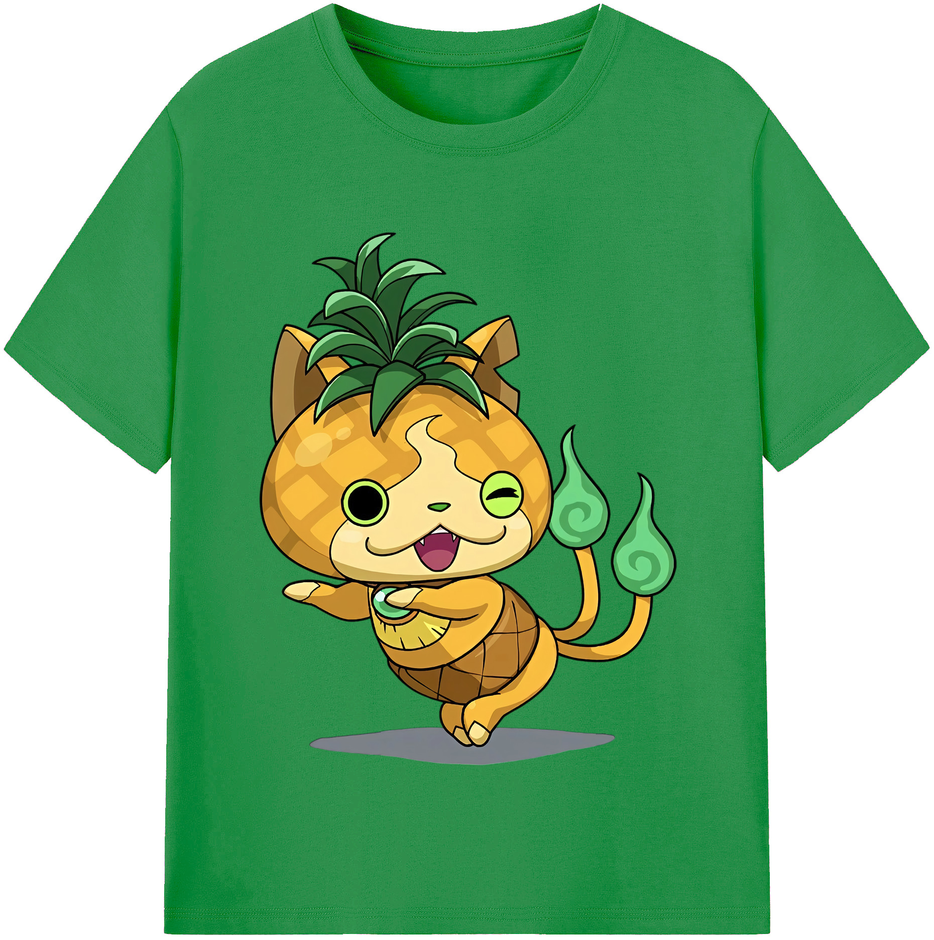 （画像用） 妖怪ウォッチ Yo-kai Watch レディースカジュアルプリントTシャツ（綿100％）