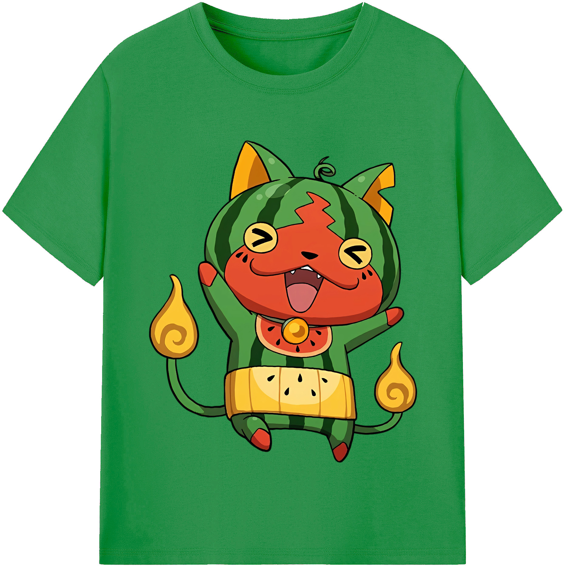 （画像用） 妖怪ウォッチ Yo-kai Watch レディースカジュアルプリントTシャツ（綿100％）