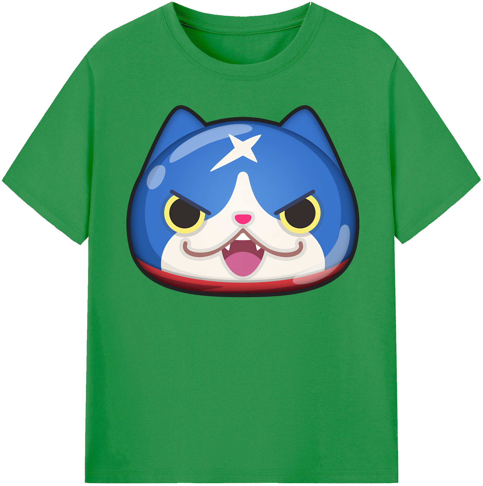 （画像用） 妖怪ウォッチ Yo-kai Watch レディースカジュアルプリントTシャツ（綿100％）