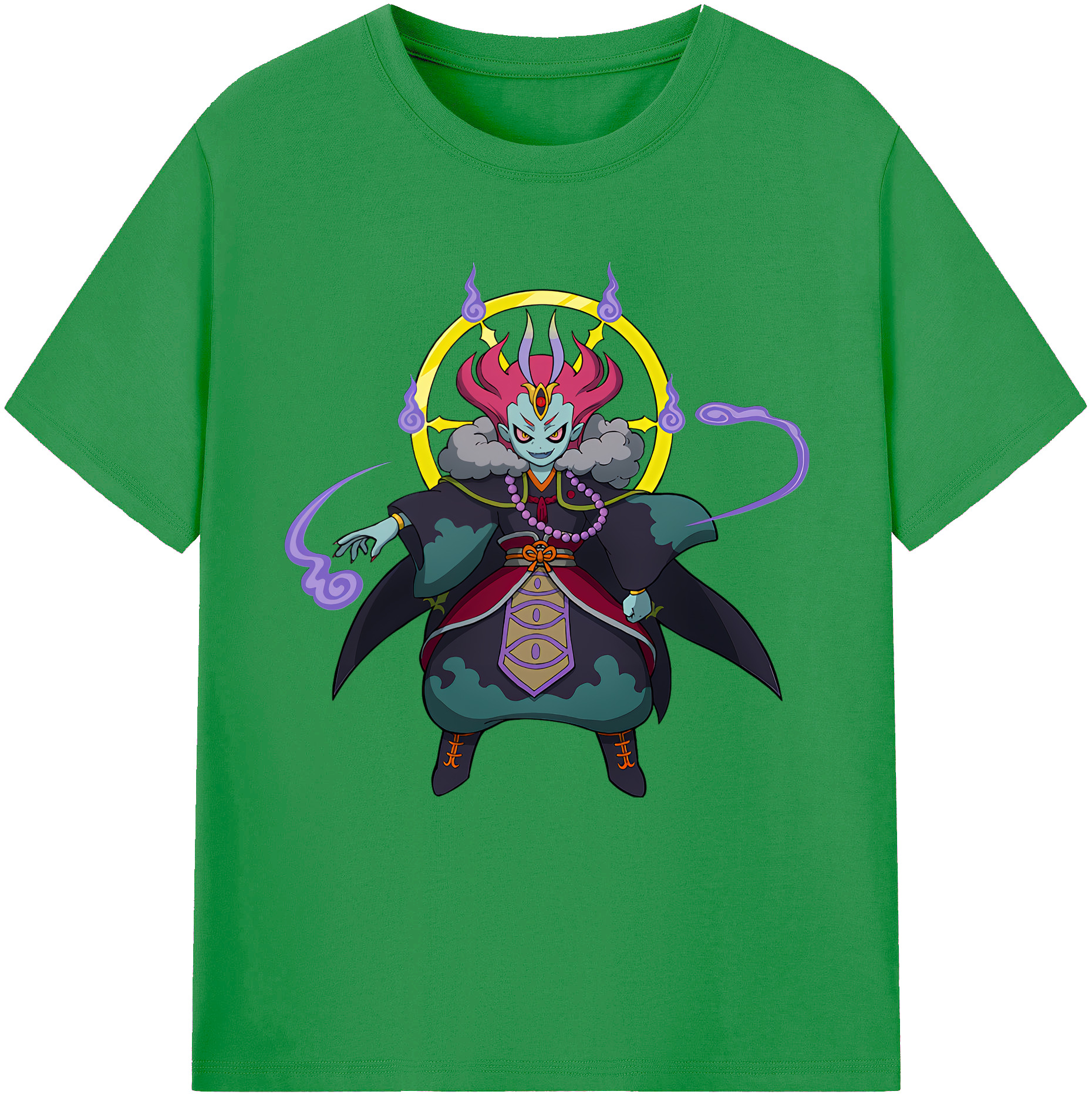 （画像用） 妖怪ウォッチ Yo-kai Watch レディースカジュアルプリントTシャツ（綿100％）