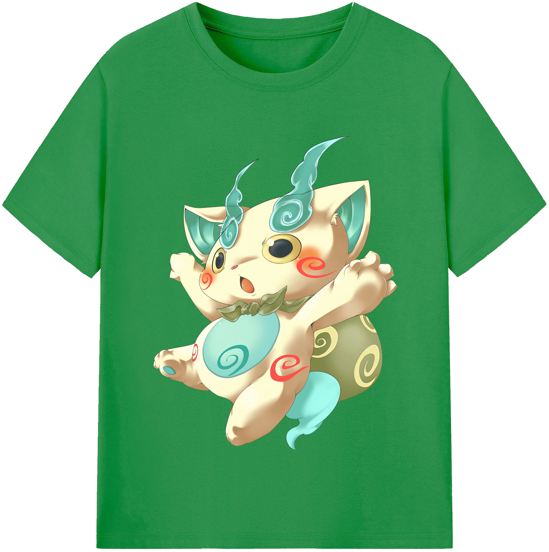 （画像用） 妖怪ウォッチ Yo-kai Watch レディースカジュアルプリントTシャツ（綿100％）