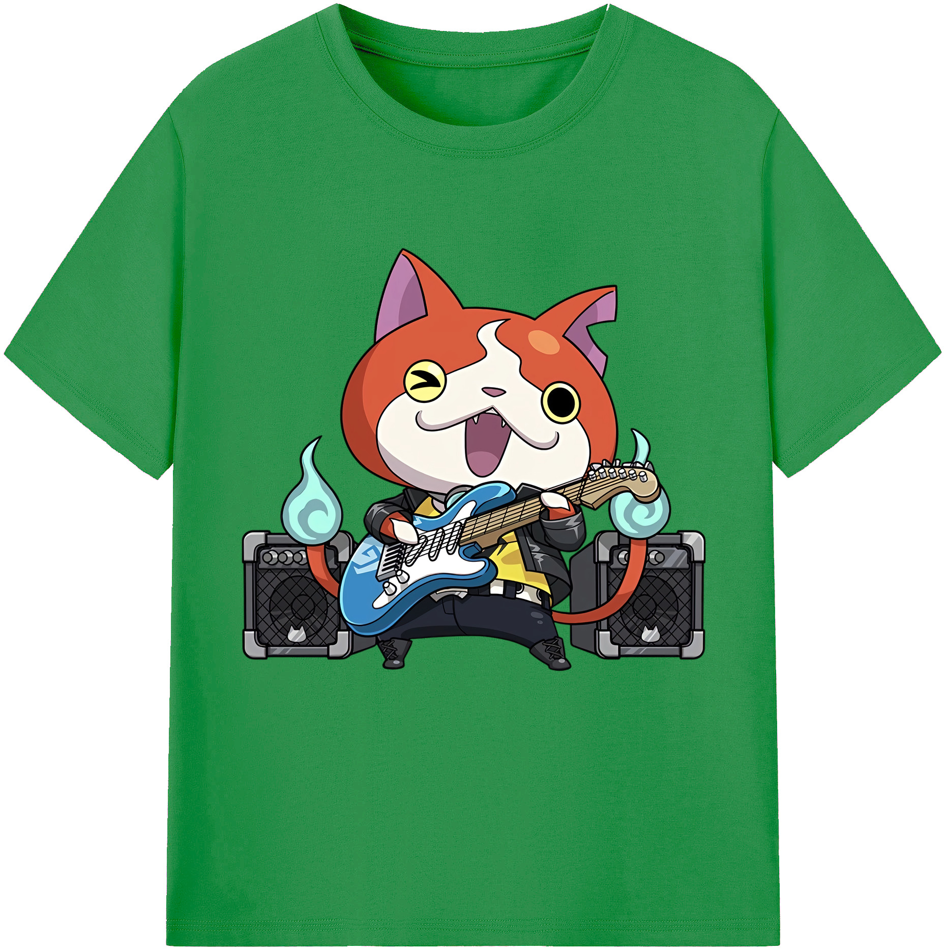 （画像用） 妖怪ウォッチ Yo-kai Watch レディースカジュアルプリントTシャツ（綿100％）