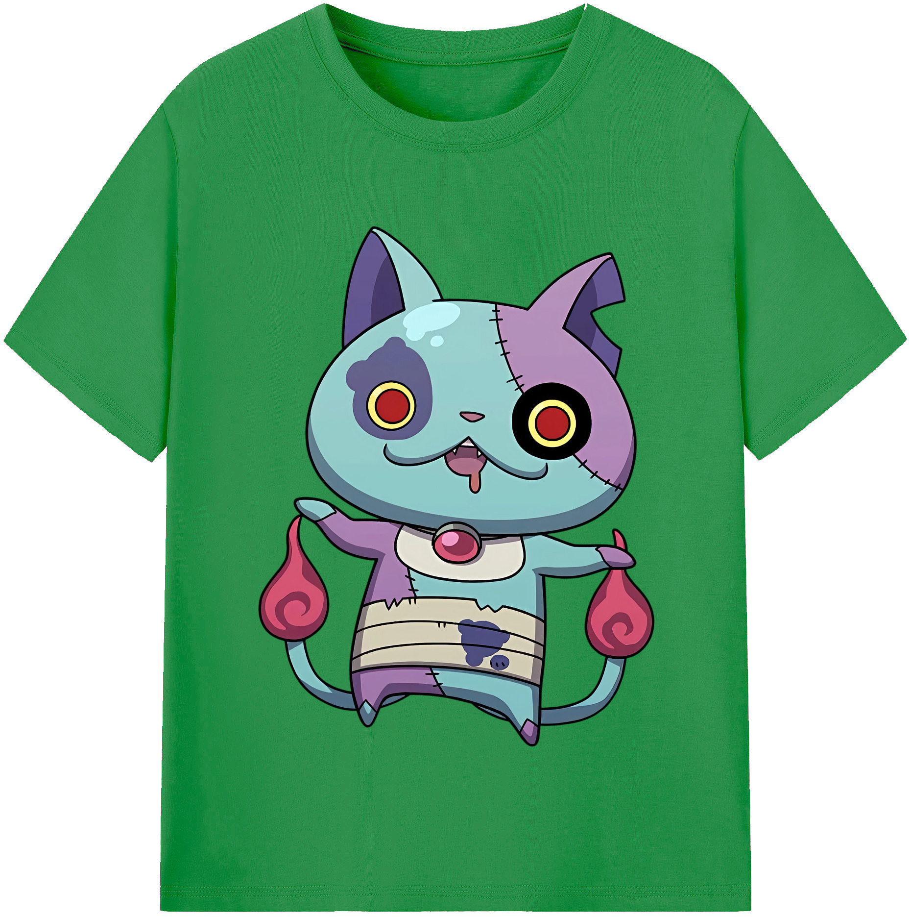 （画像用） 妖怪ウォッチ Yo-kai Watch レディースカジュアルプリントTシャツ（綿100％）