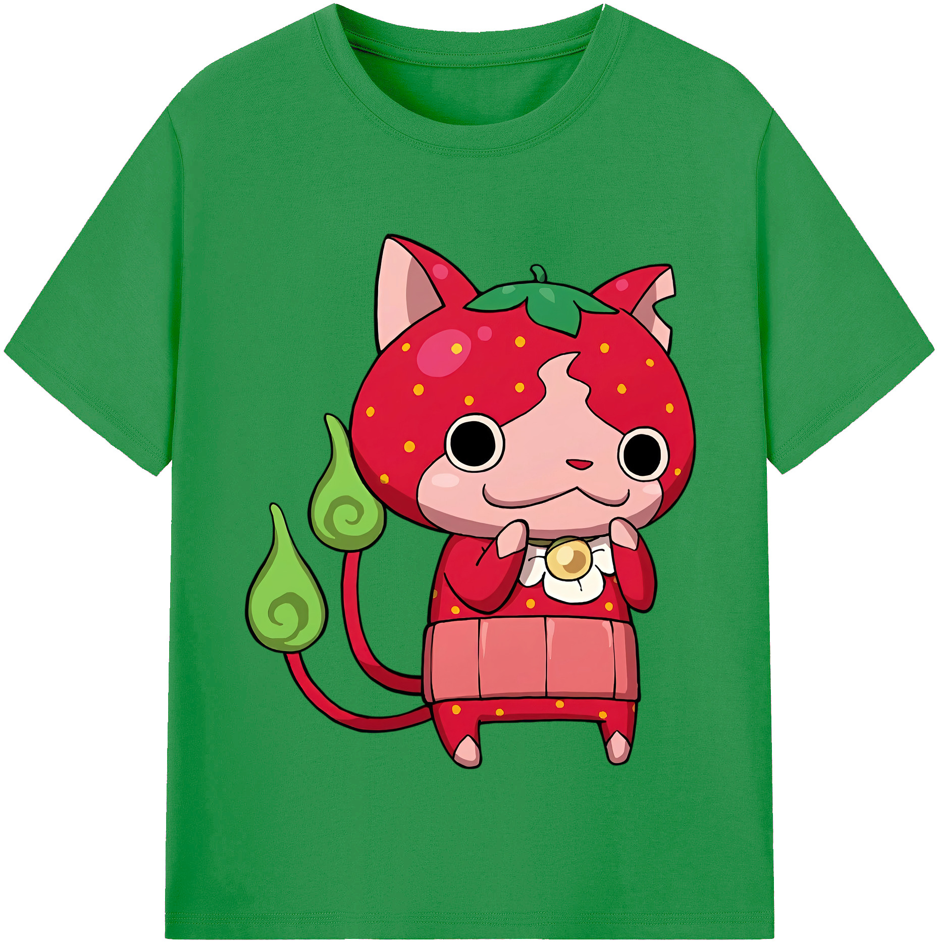 （画像用） 妖怪ウォッチ Yo-kai Watch レディースカジュアルプリントTシャツ（綿100％）