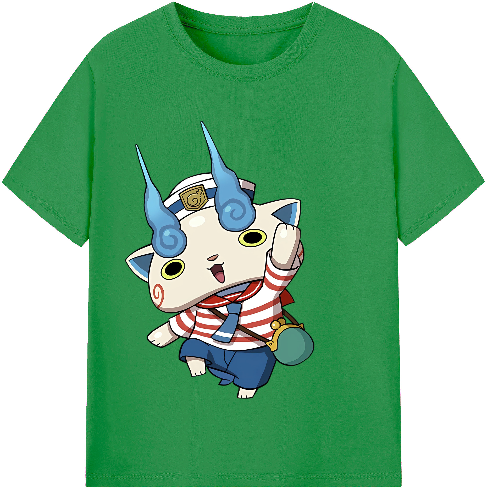 （画像用） 妖怪ウォッチ Yo-kai Watch レディースカジュアルプリントTシャツ（綿100％）