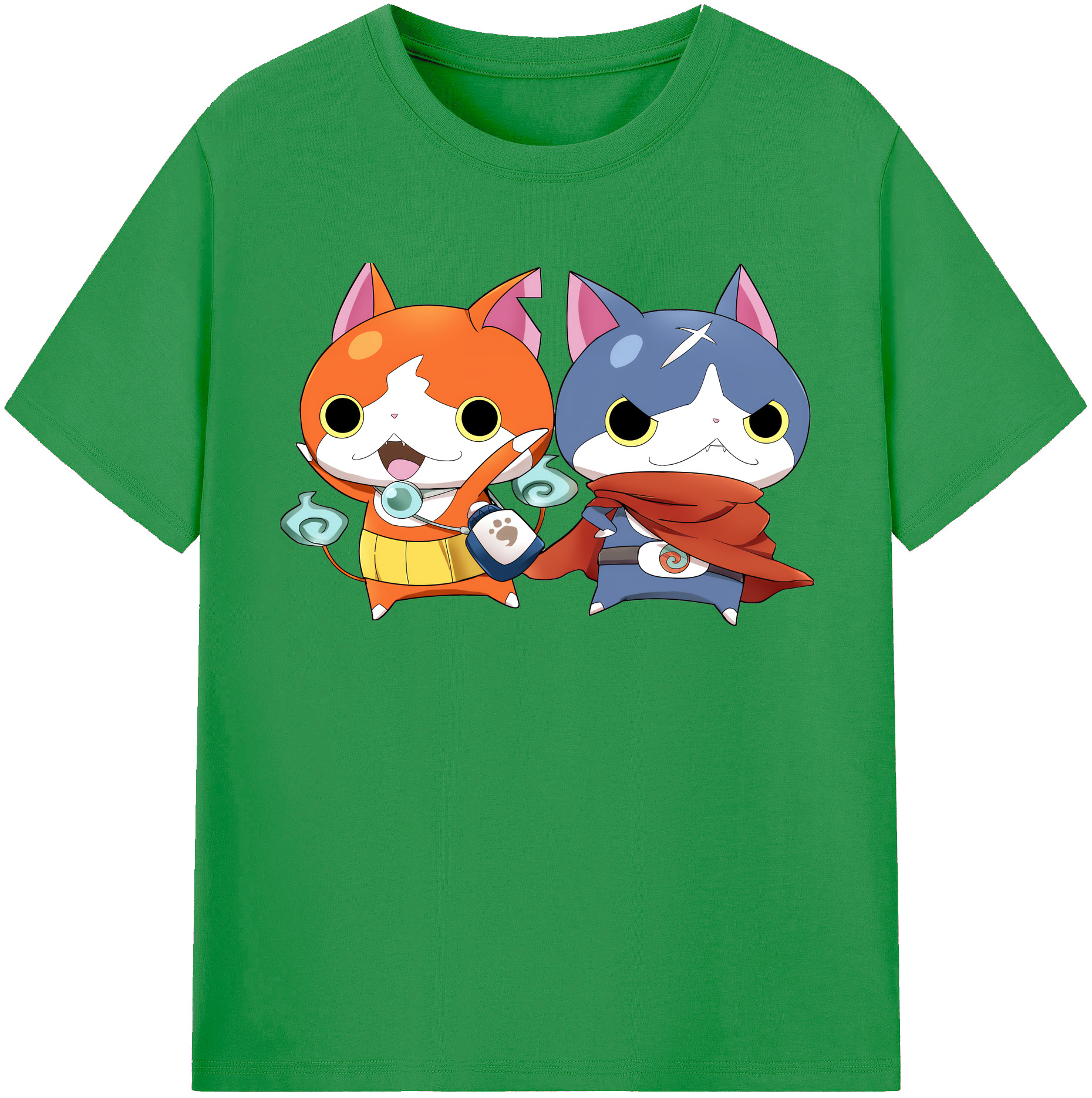 （画像用） 妖怪ウォッチ Yo-kai Watch レディースカジュアルプリントTシャツ（綿100％）