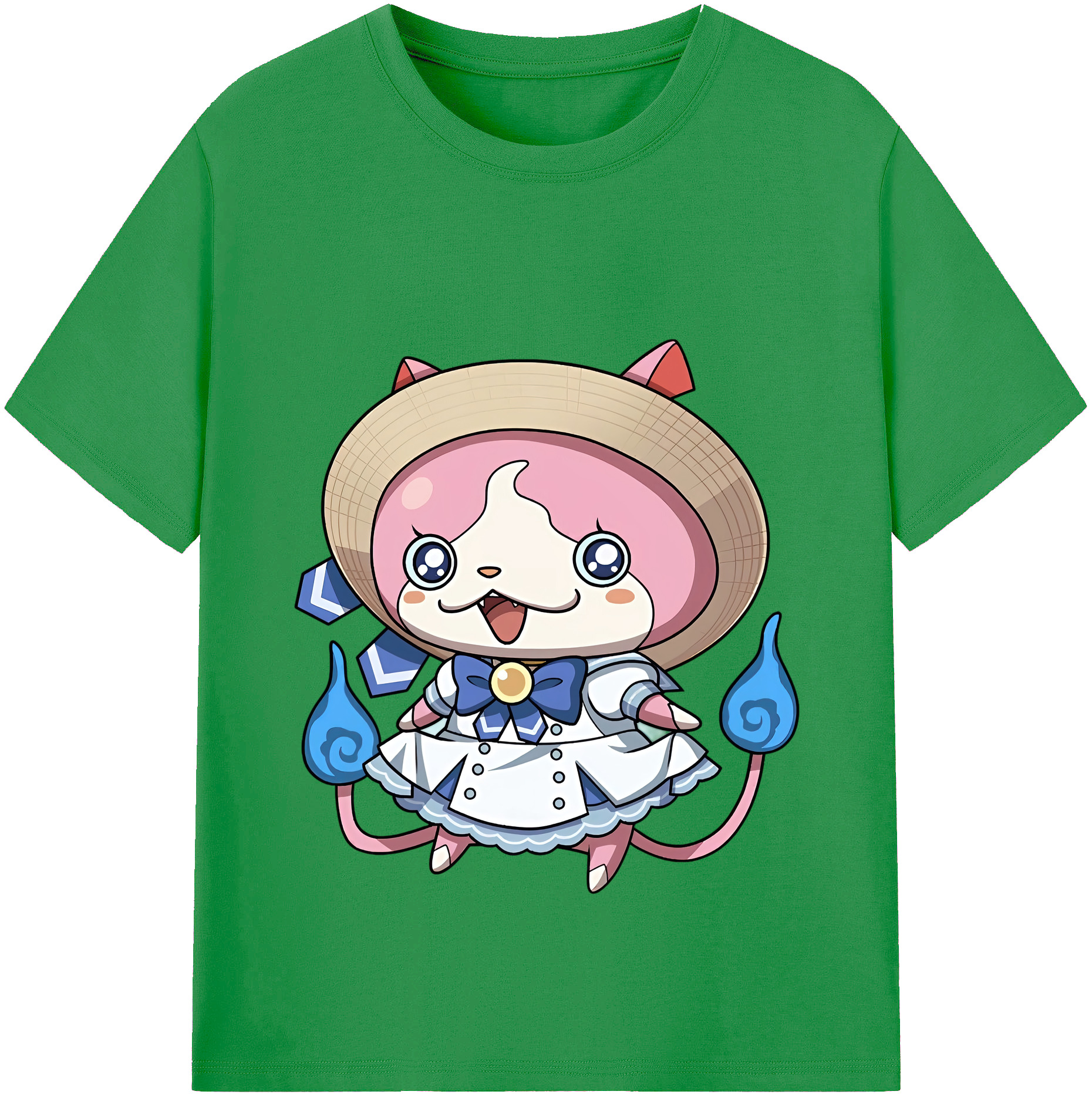 （画像用） 妖怪ウォッチ Yo-kai Watch レディースカジュアルプリントTシャツ（綿100％）