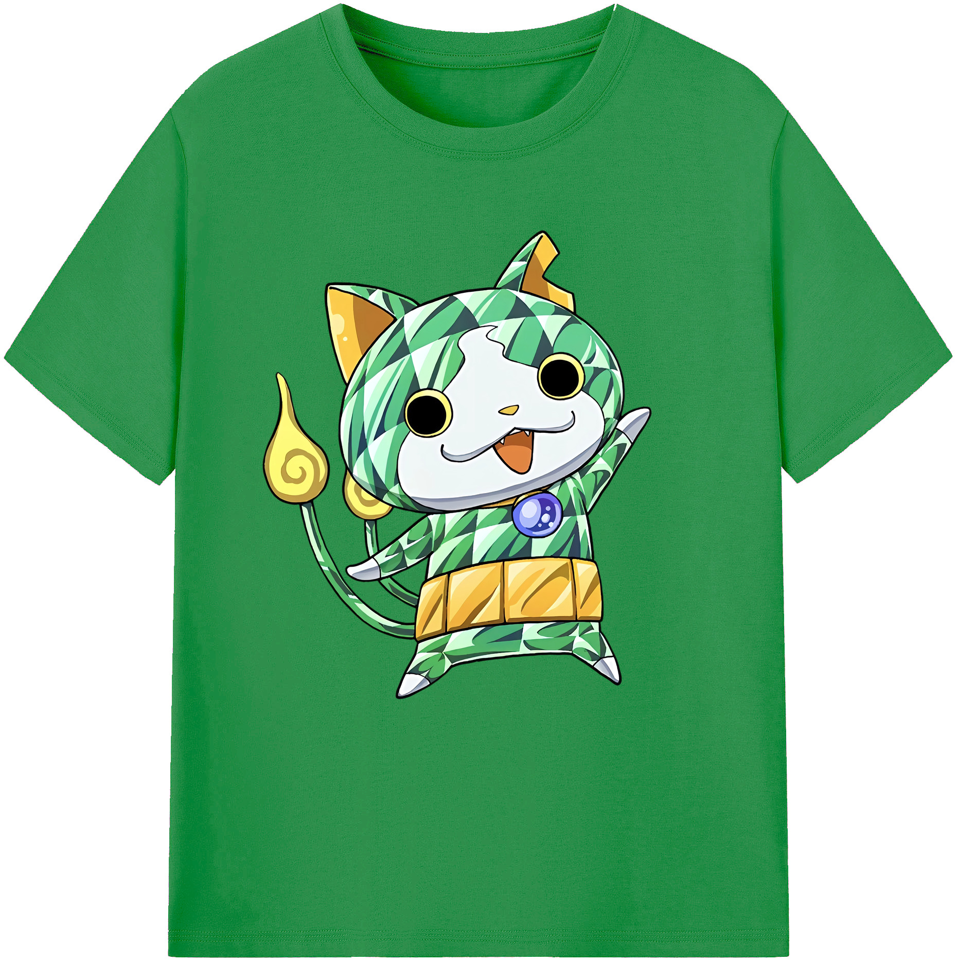 （画像用） 妖怪ウォッチ Yo-kai Watch レディースカジュアルプリントTシャツ（綿100％）
