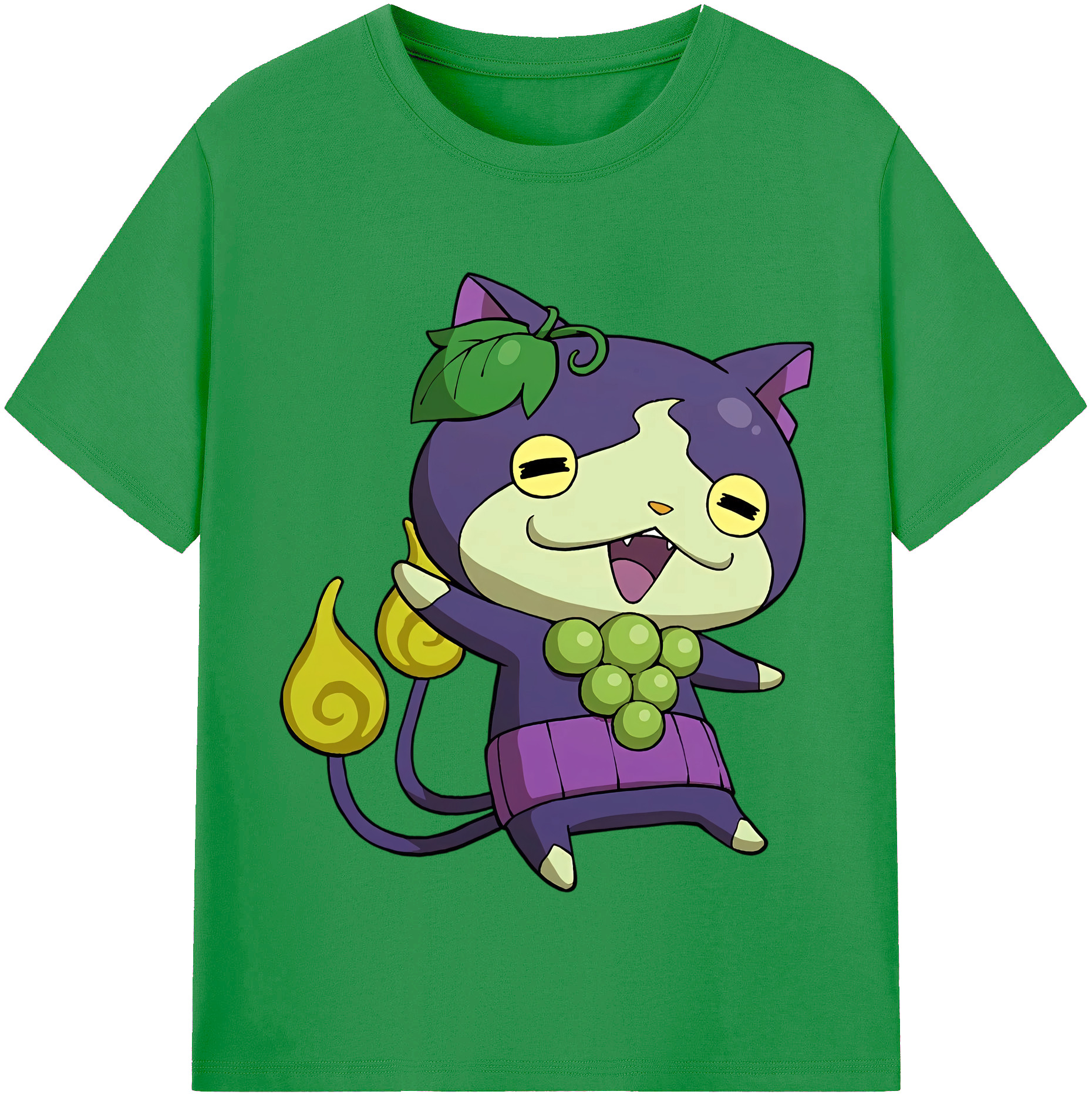 （画像用） 妖怪ウォッチ Yo-kai Watch レディースカジュアルプリントTシャツ（綿100％）