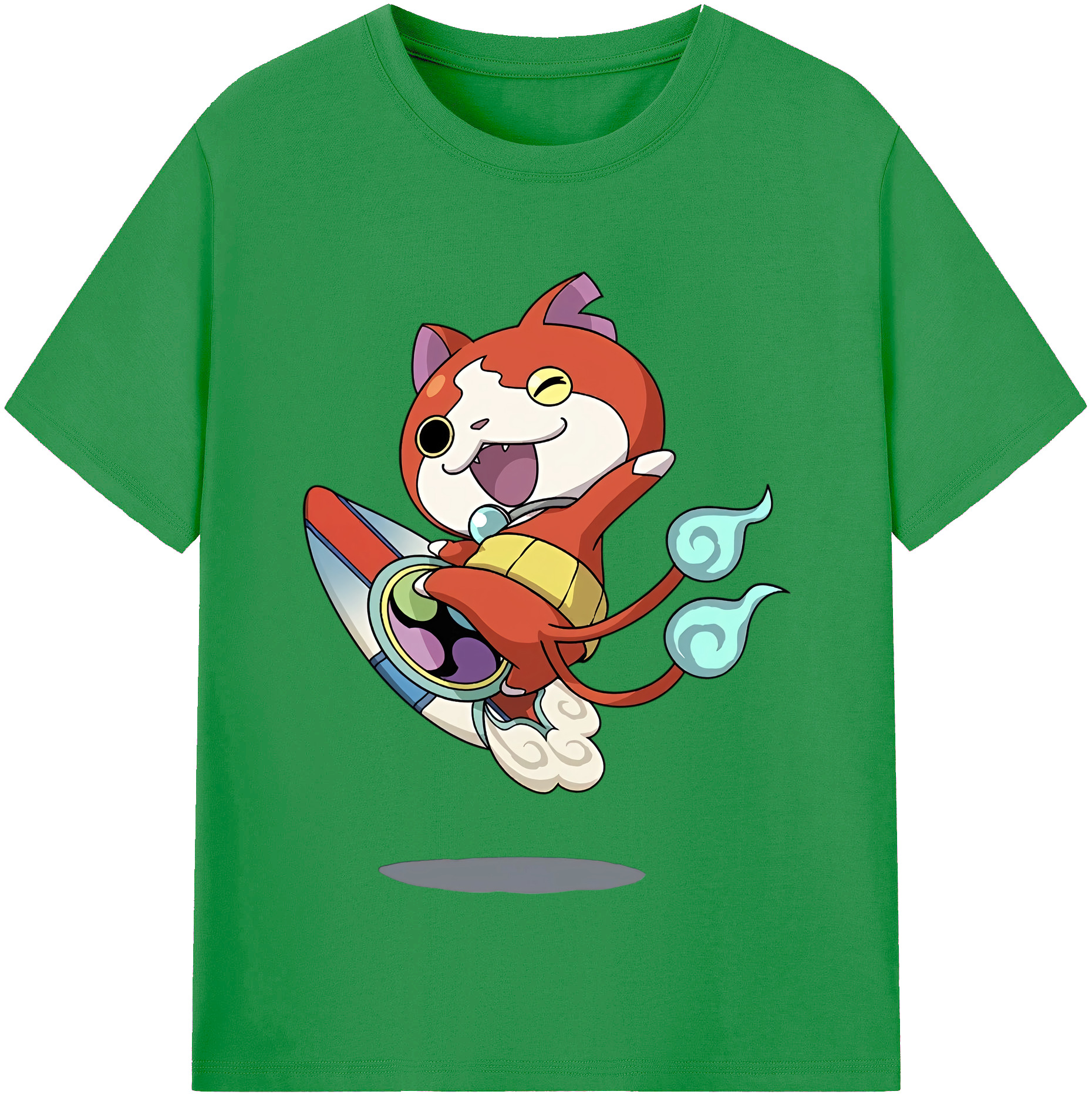 （画像用） 妖怪ウォッチ Yo-kai Watch レディースカジュアルプリントTシャツ（綿100％）