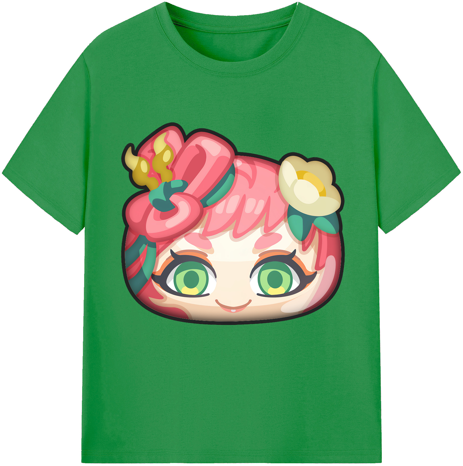 （画像用） 妖怪ウォッチ Yo-kai Watch レディースカジュアルプリントTシャツ（綿100％）