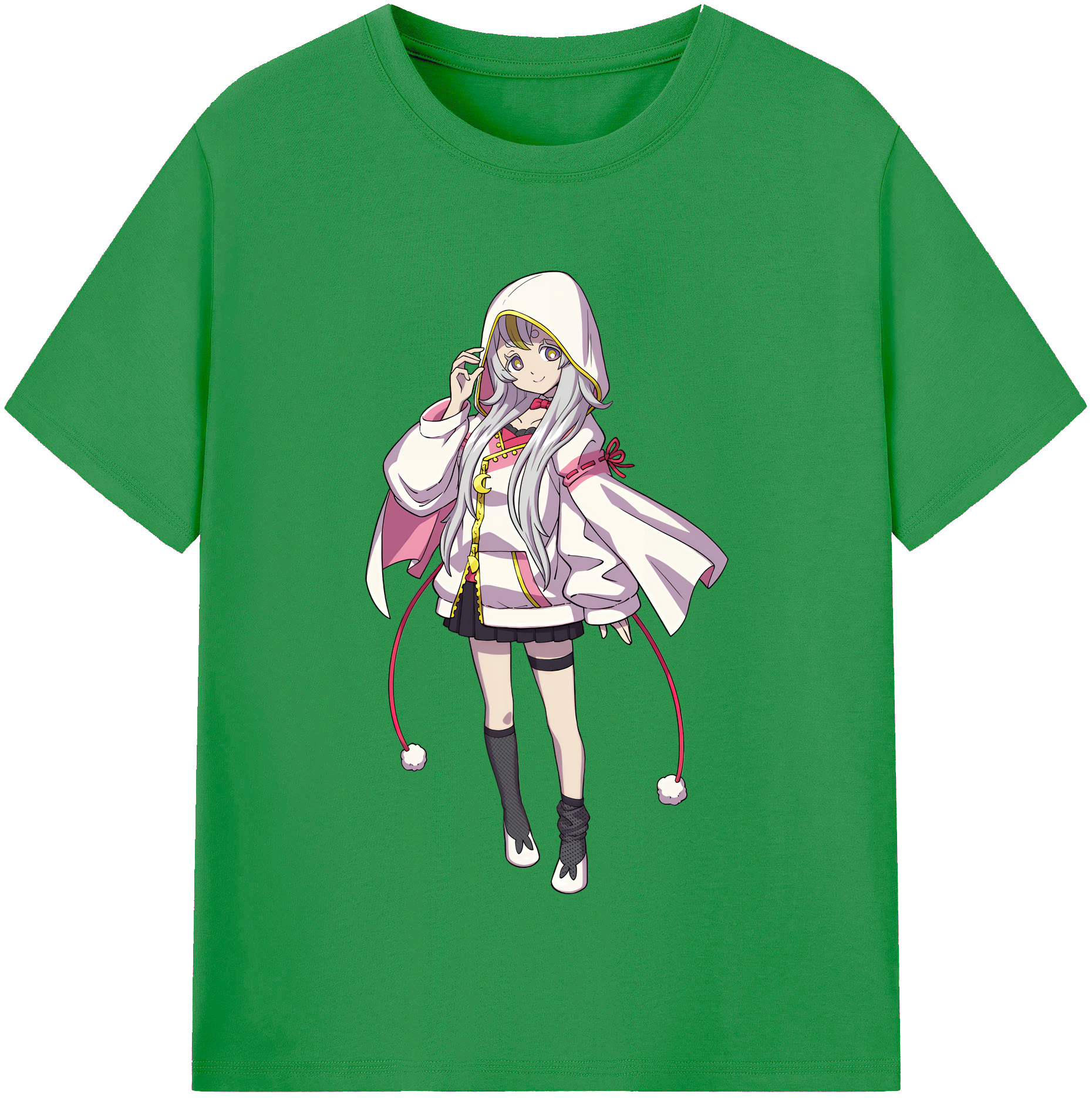 （画像用） 妖怪ウォッチ Yo-kai Watch レディースカジュアルプリントTシャツ（綿100％）