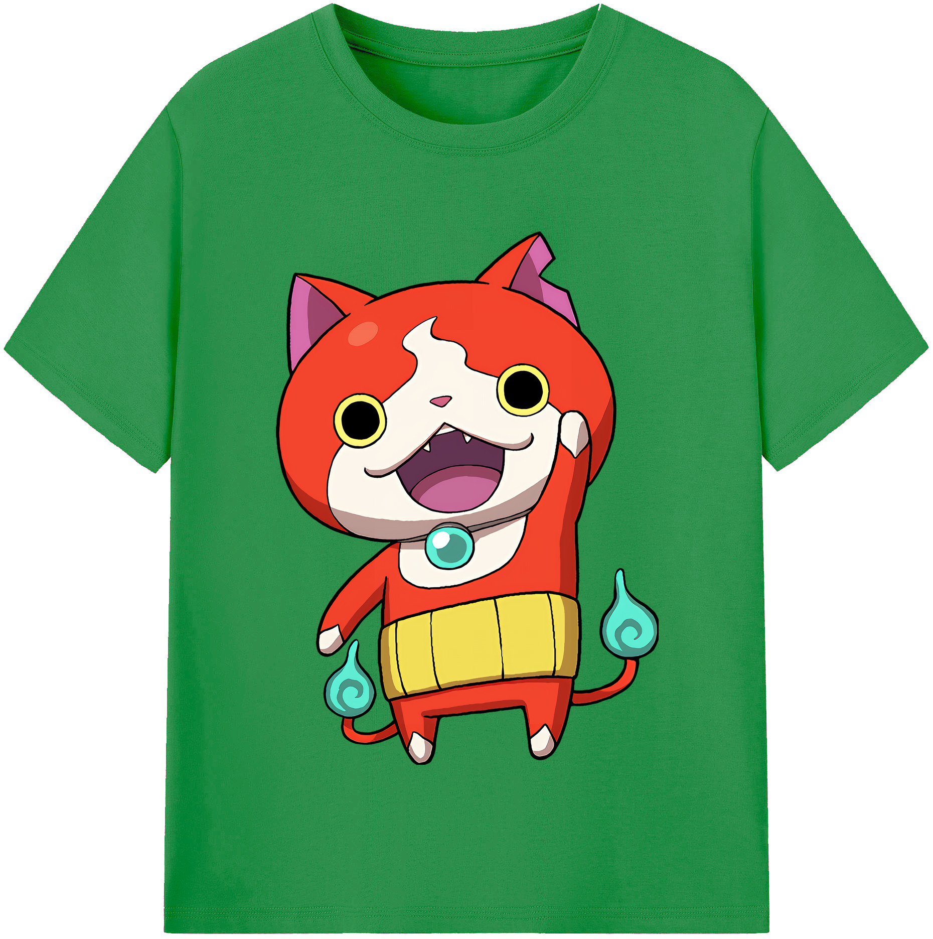 （画像用） 妖怪ウォッチ Yo-kai Watch レディースカジュアルプリントTシャツ（綿100％）