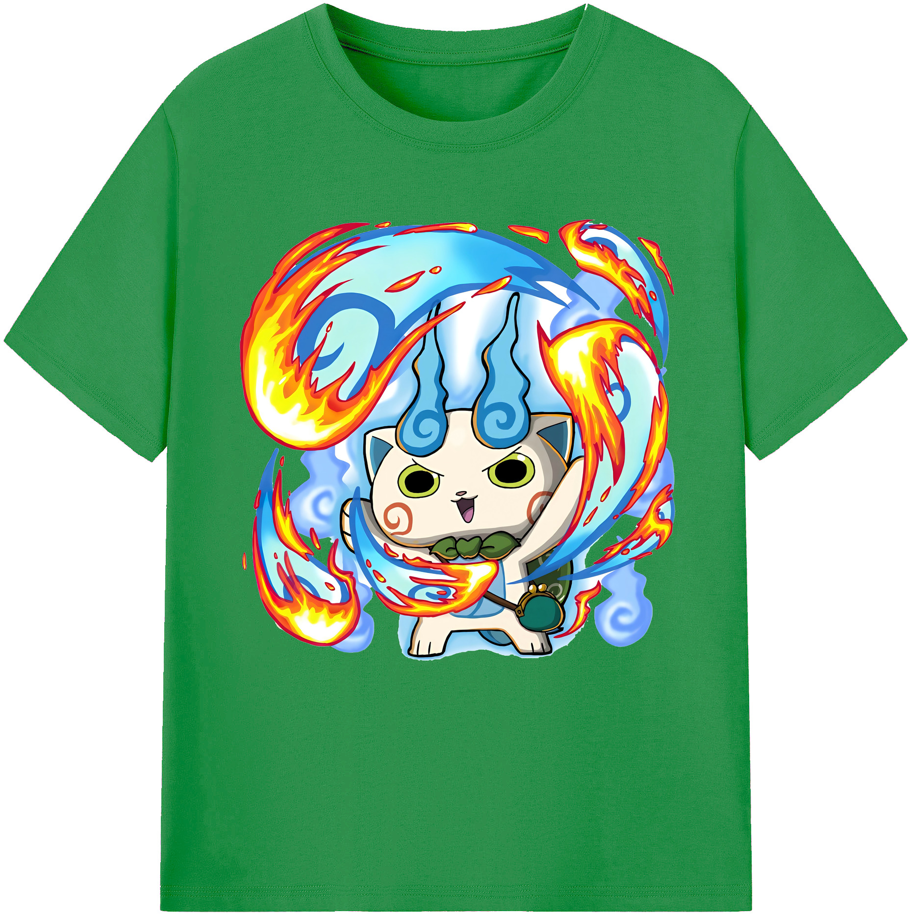（画像用） 妖怪ウォッチ Yo-kai Watch レディースカジュアルプリントTシャツ（綿100％）