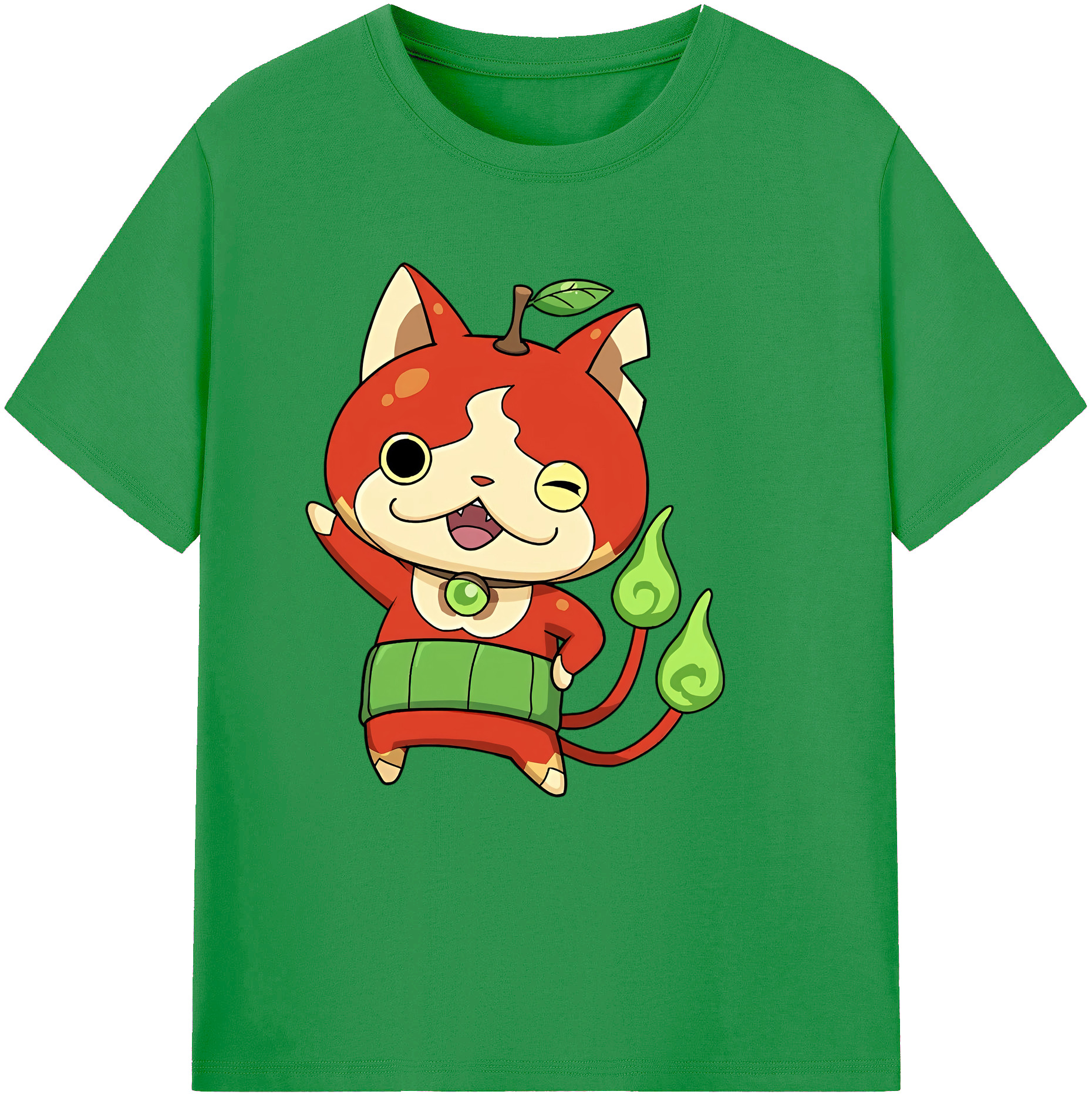 （画像用） 妖怪ウォッチ Yo-kai Watch レディースカジュアルプリントTシャツ（綿100％）