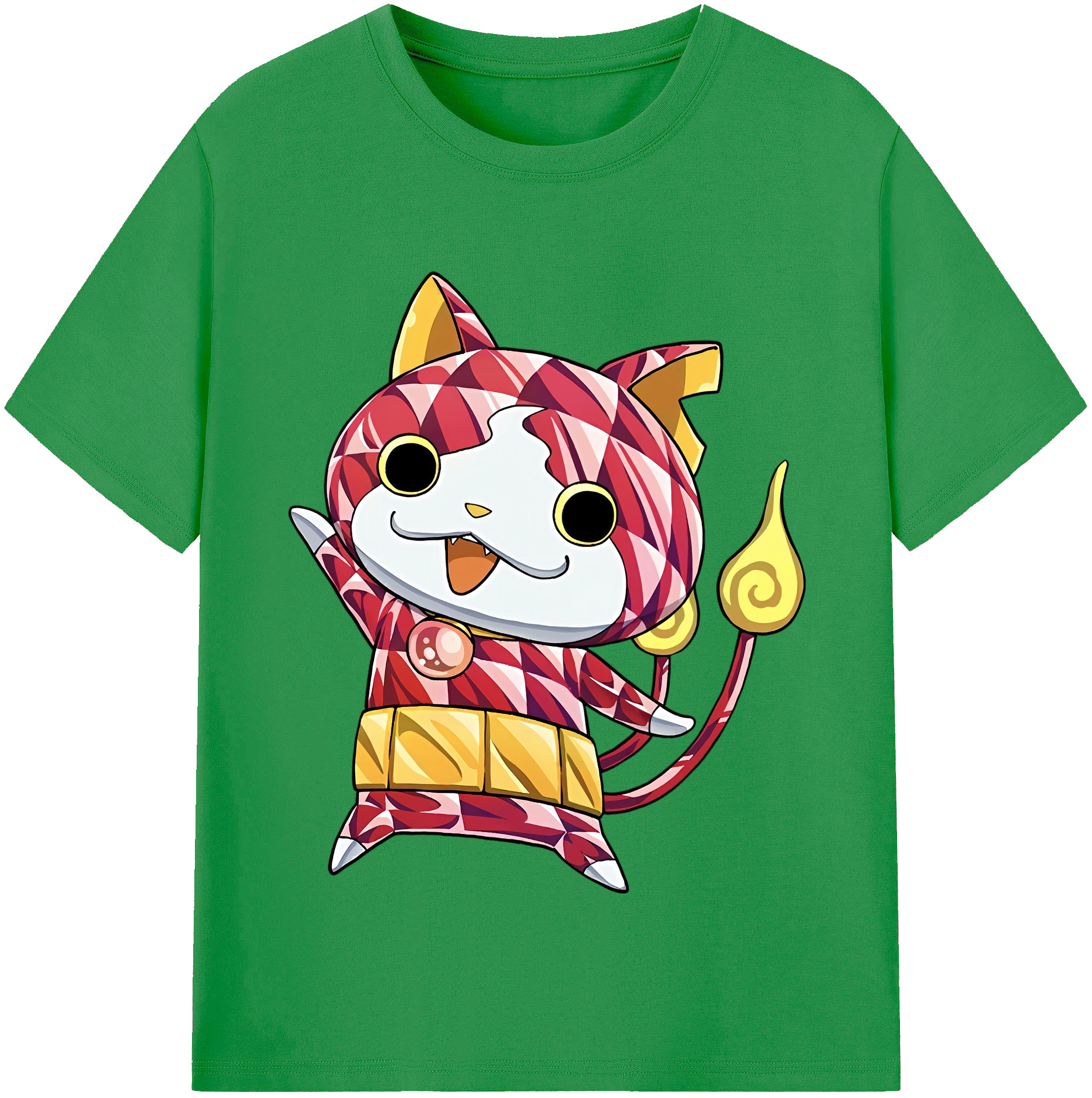（画像用） 妖怪ウォッチ Yo-kai Watch レディースカジュアルプリントTシャツ（綿100％）
