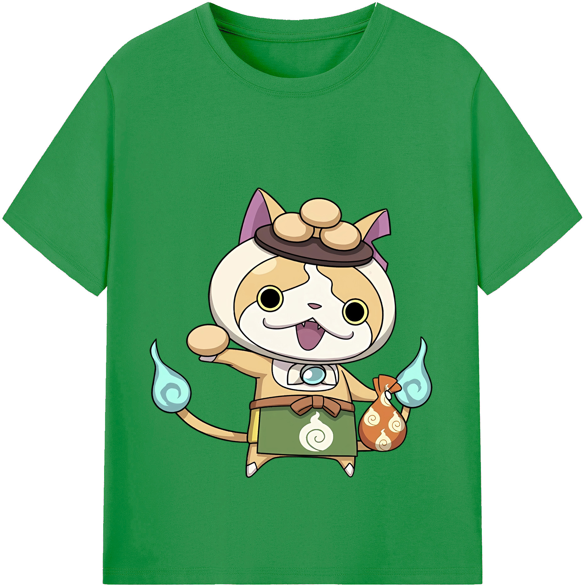 （画像用） 妖怪ウォッチ Yo-kai Watch レディースカジュアルプリントTシャツ（綿100％）