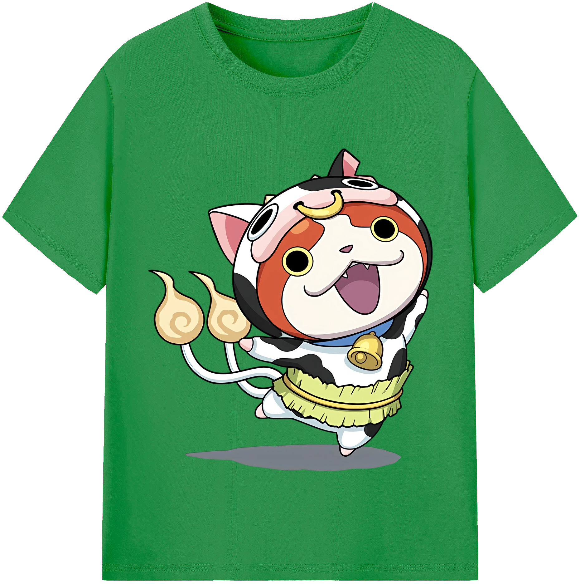 （画像用） 妖怪ウォッチ Yo-kai Watch レディースカジュアルプリントTシャツ（綿100％）
