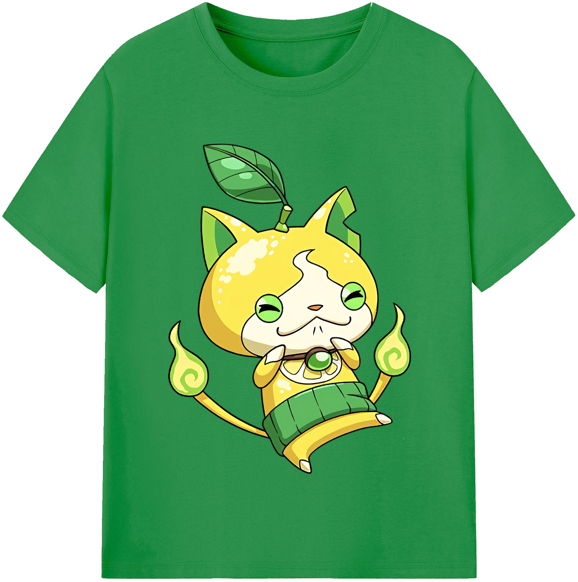 （画像用） 妖怪ウォッチ Yo-kai Watch レディースカジュアルプリントTシャツ（綿100％）