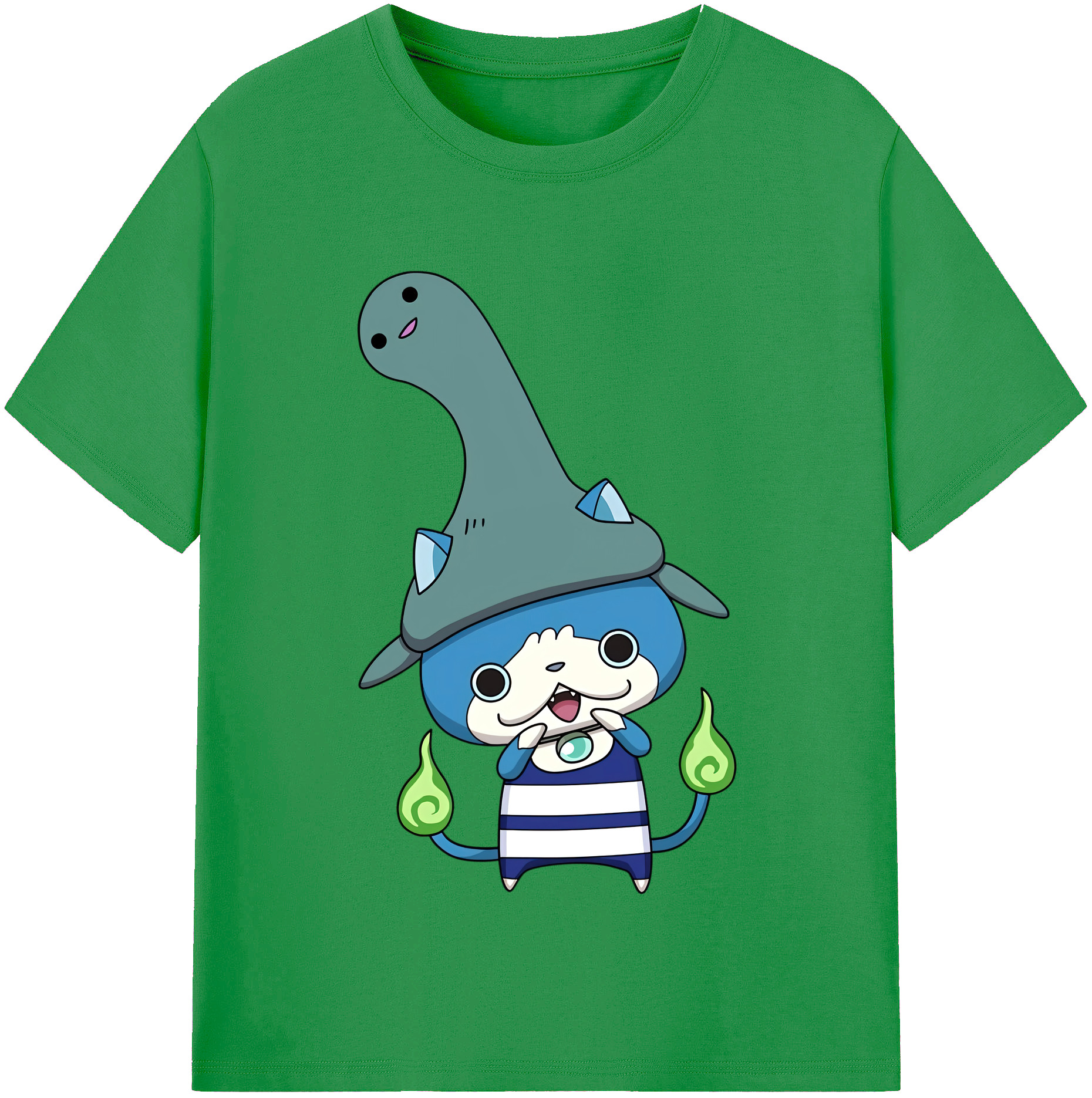 （画像用） 妖怪ウォッチ Yo-kai Watch レディースカジュアルプリントTシャツ（綿100％）