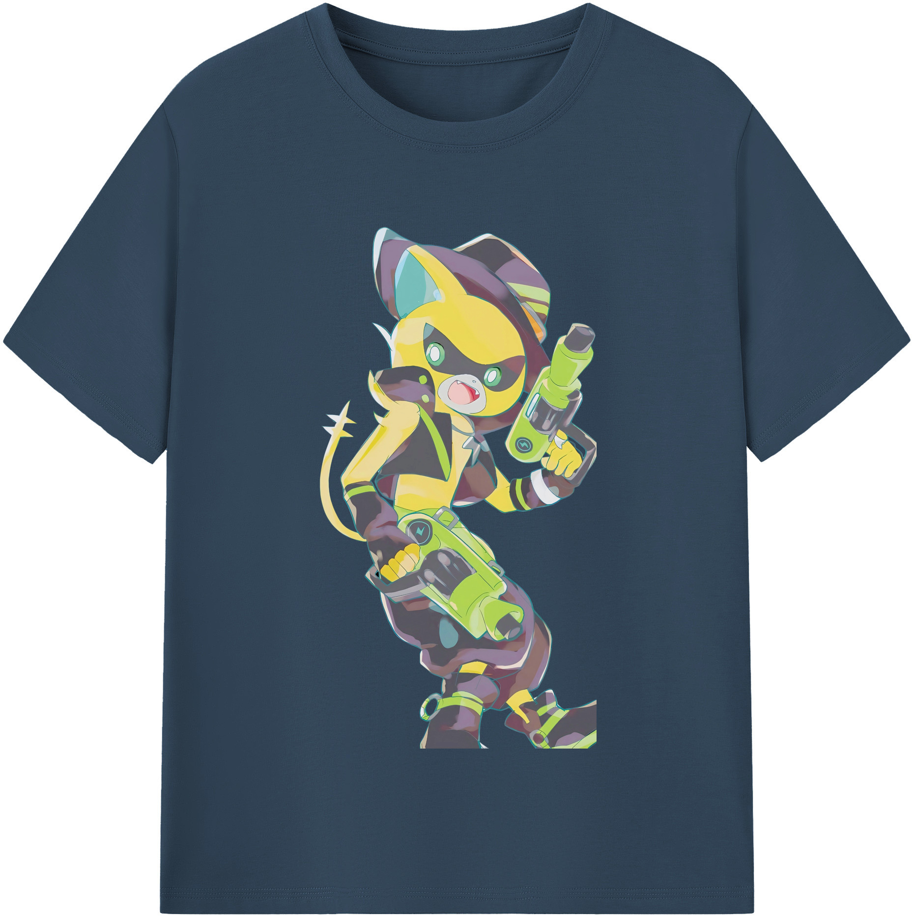 （画像用） 妖怪ウォッチ Yo-kai Watch レディースカジュアルプリントTシャツ（綿100％）