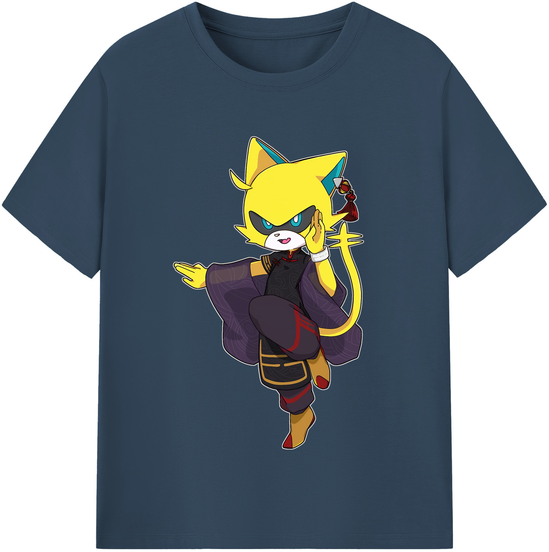 （画像用） 妖怪ウォッチ Yo-kai Watch レディースカジュアルプリントTシャツ（綿100％）